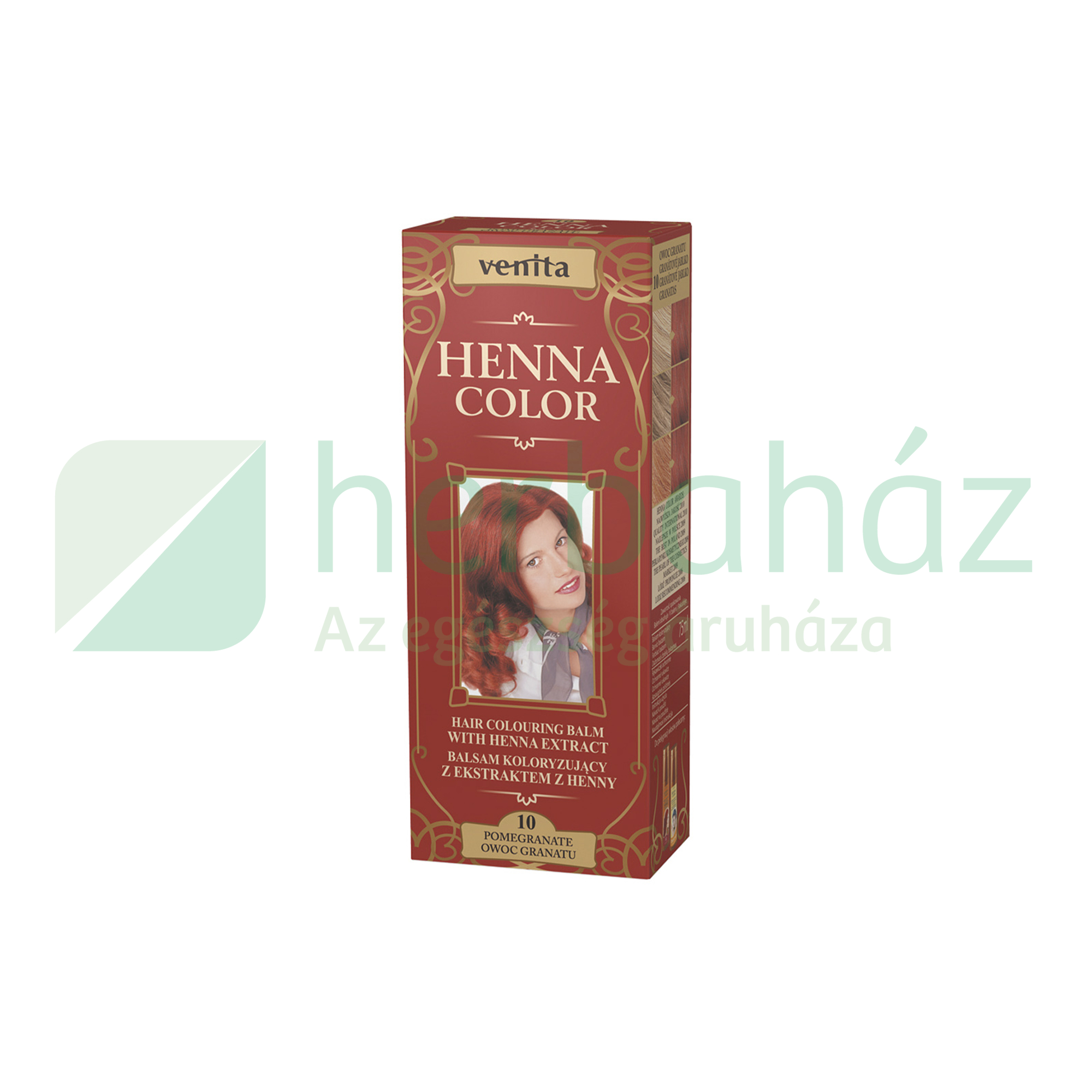 HENNA COLOR HAJFESTÉK 10 GRÁNÁT VÖRÖS 75ML