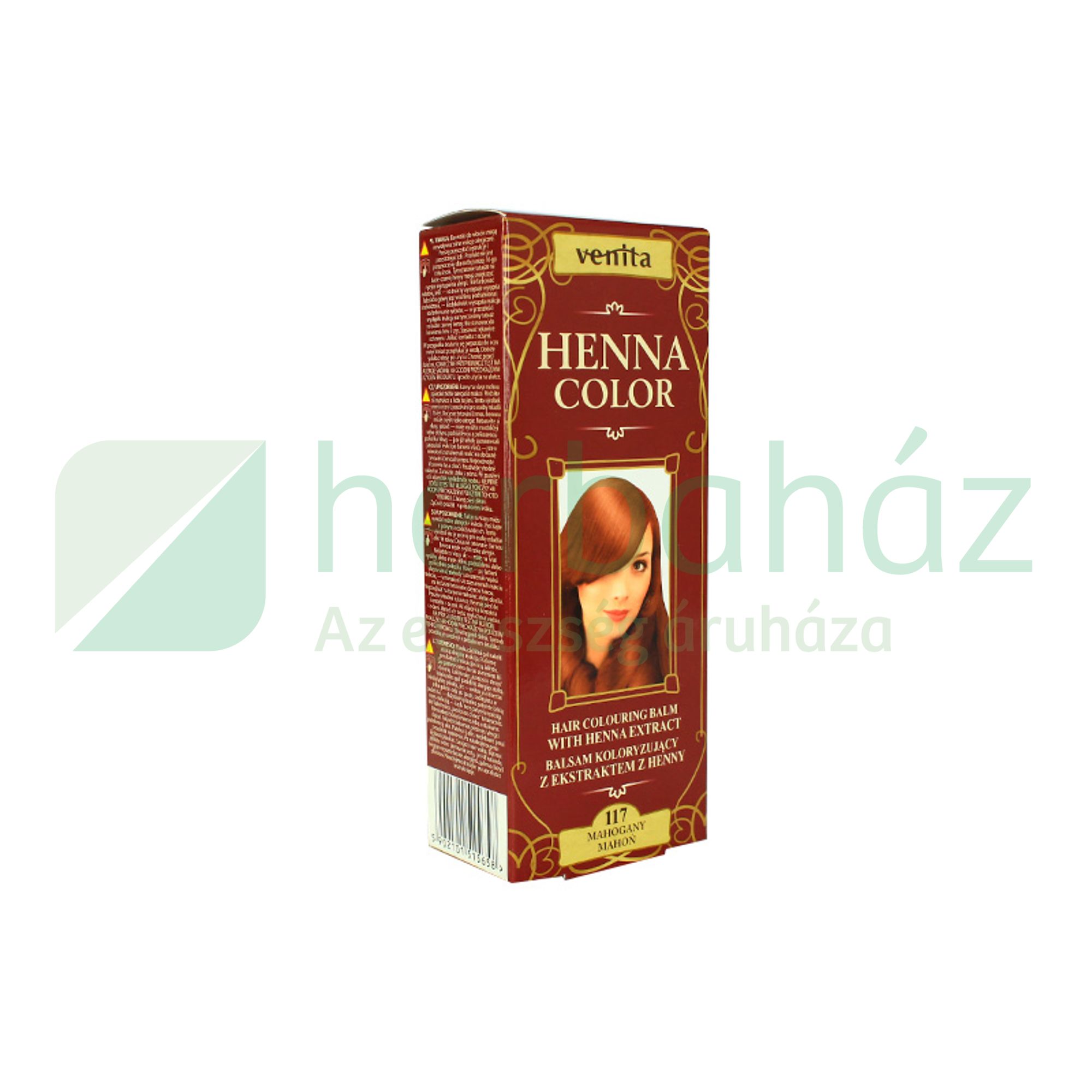 HENNA COLOR HAJFESTÉK 117 MAHAGÓNI 75 ML