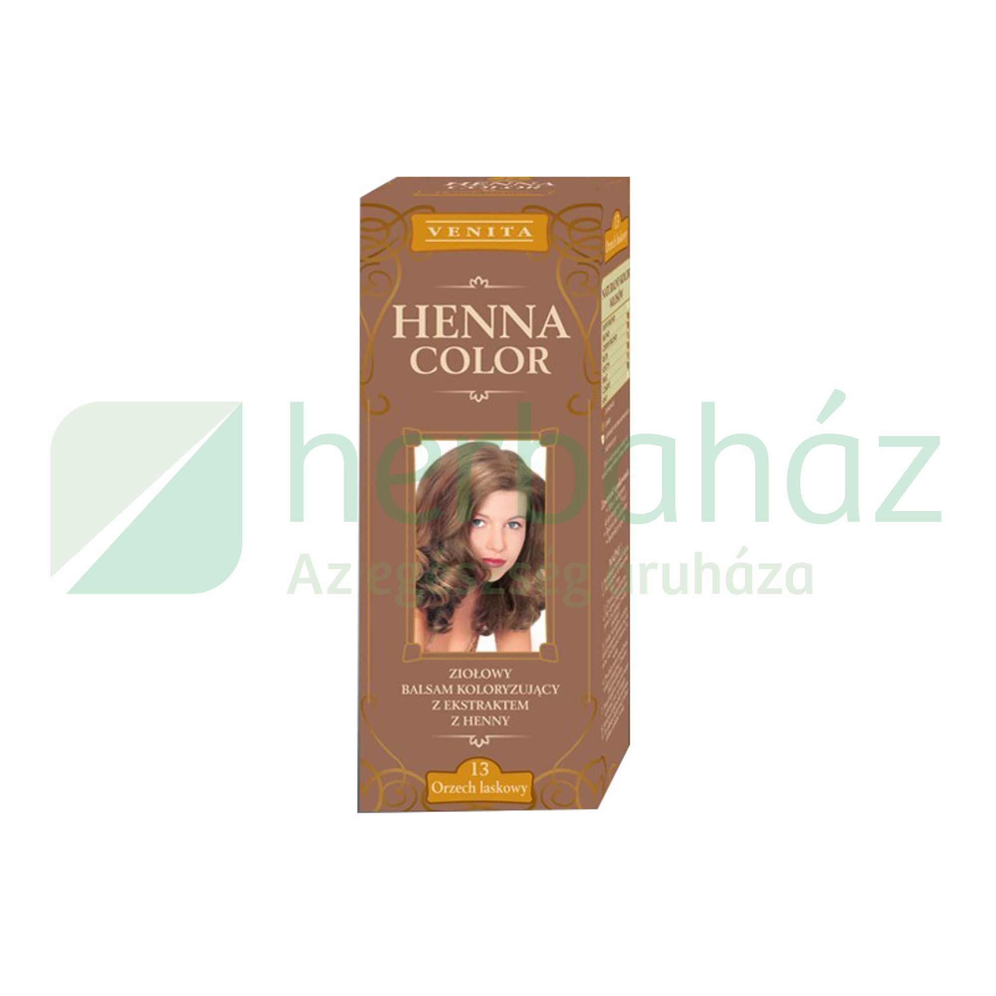 HENNA COLOR HAJFESTÉK 13 MOGYORÓ BARNA 75ML