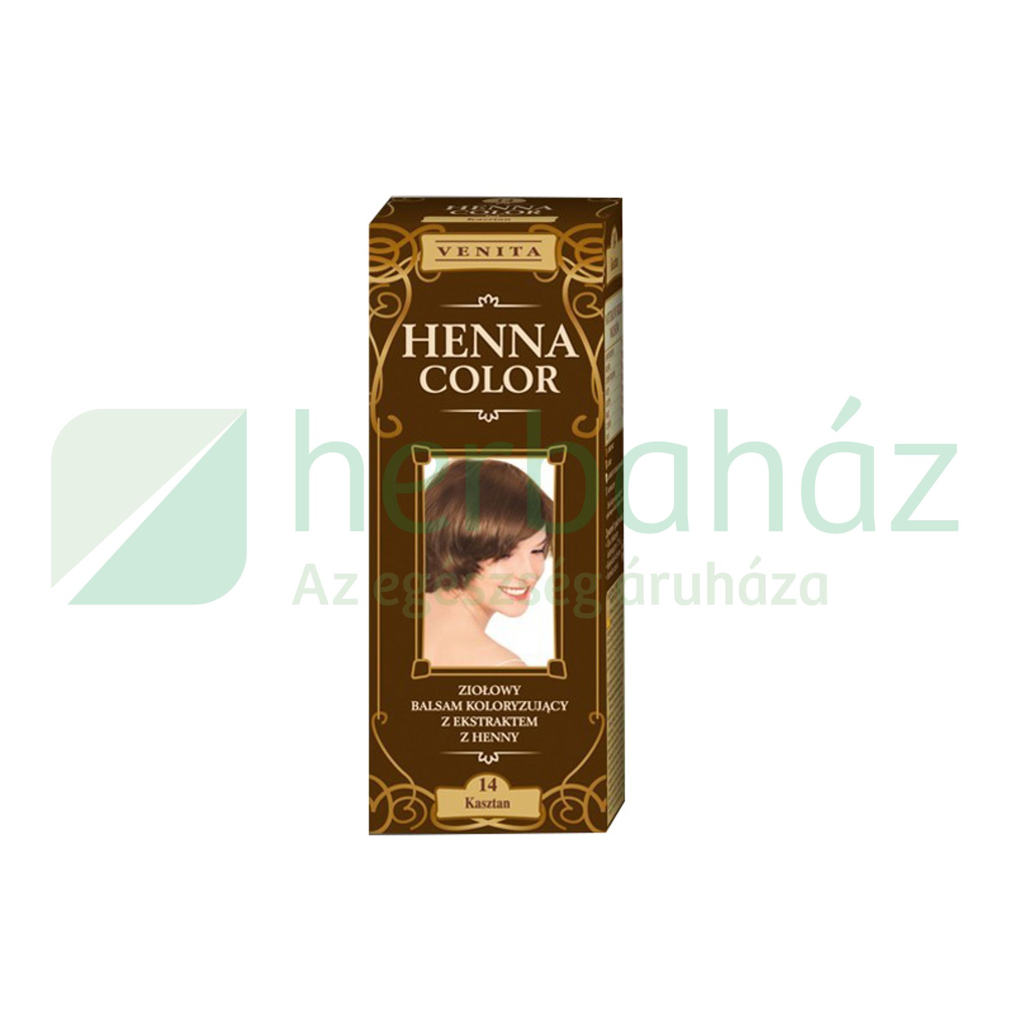 HENNA COLOR HAJFESTÉK 14 GESZTENYEBARNA 75ML