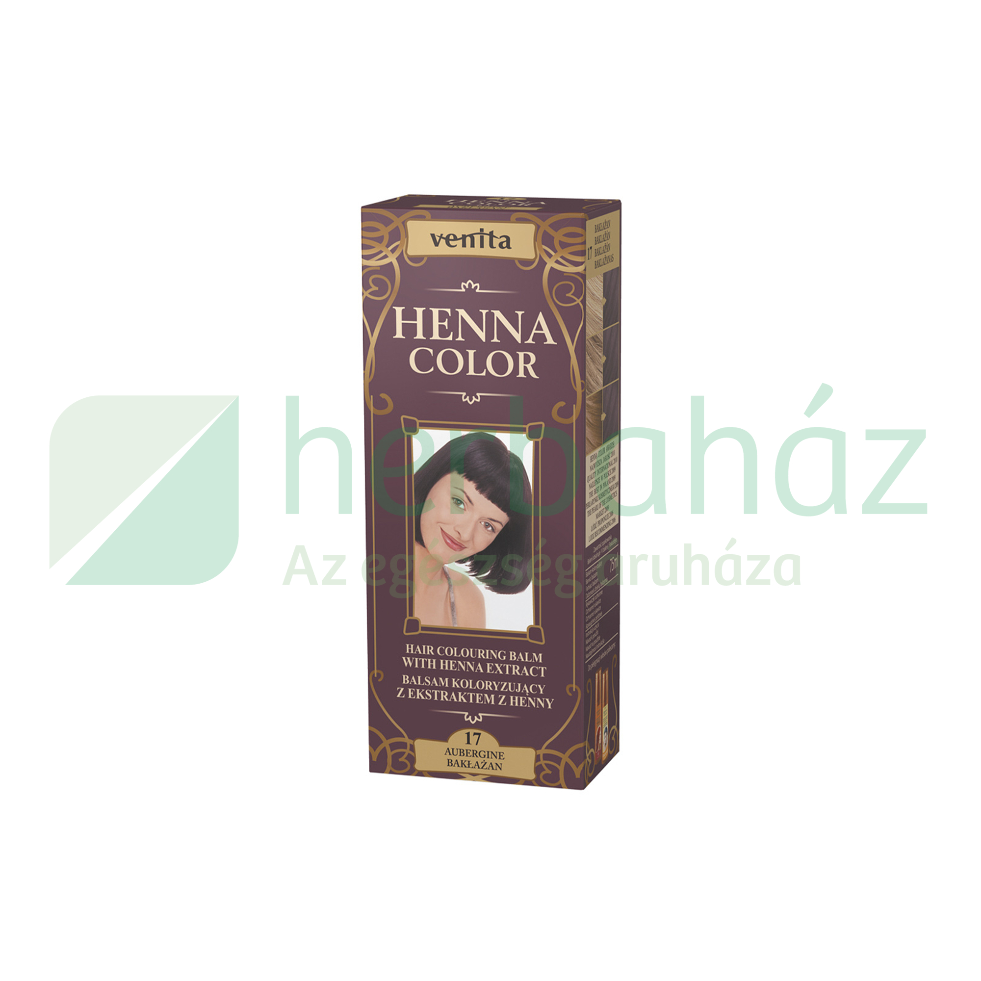 HENNA COLOR HAJFESTÉK 17 PADLIZSÁN 75ML