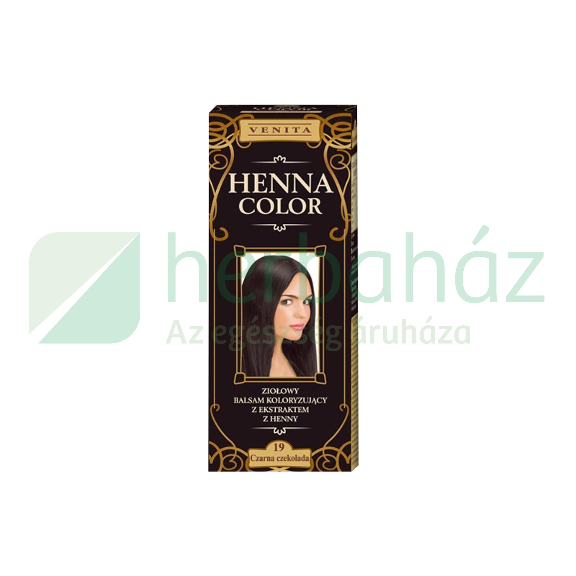 HENNA COLOR HAJFESTÉK 19 FEKETE 75ML