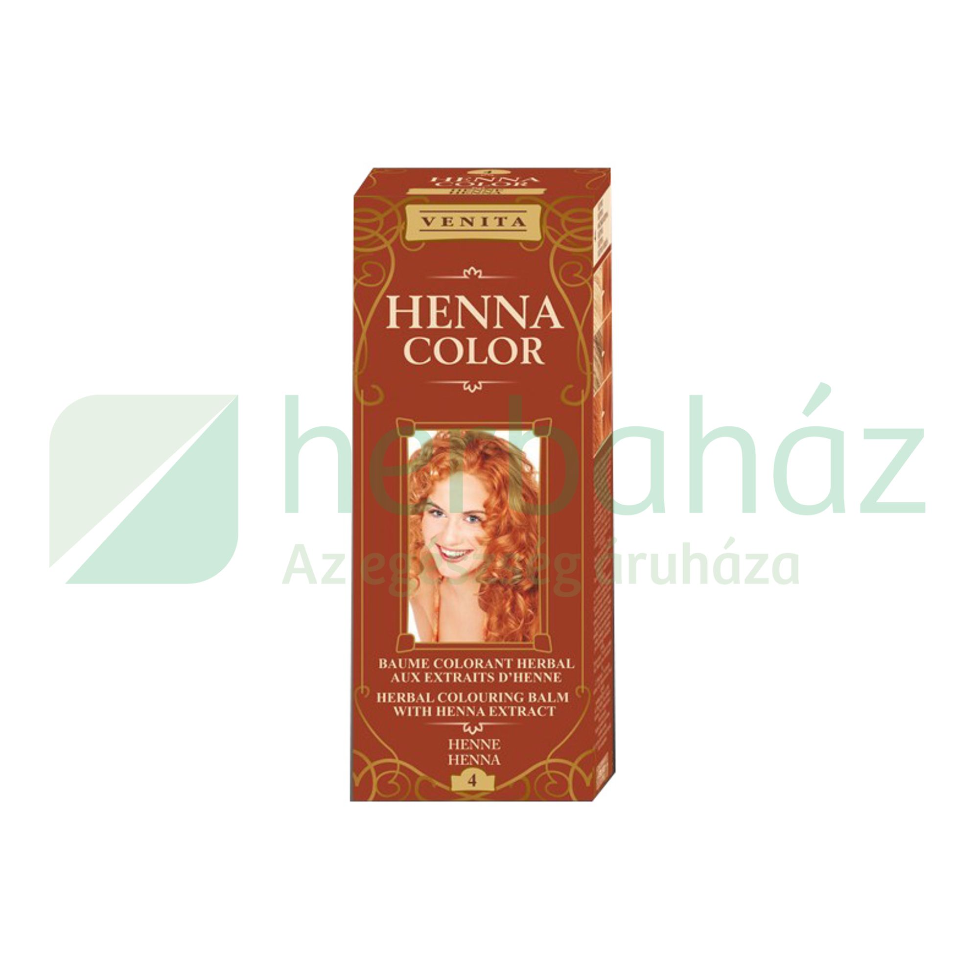 HENNA COLOR HAJFESTÉK 4 HENNA VÖRÖS 75ML