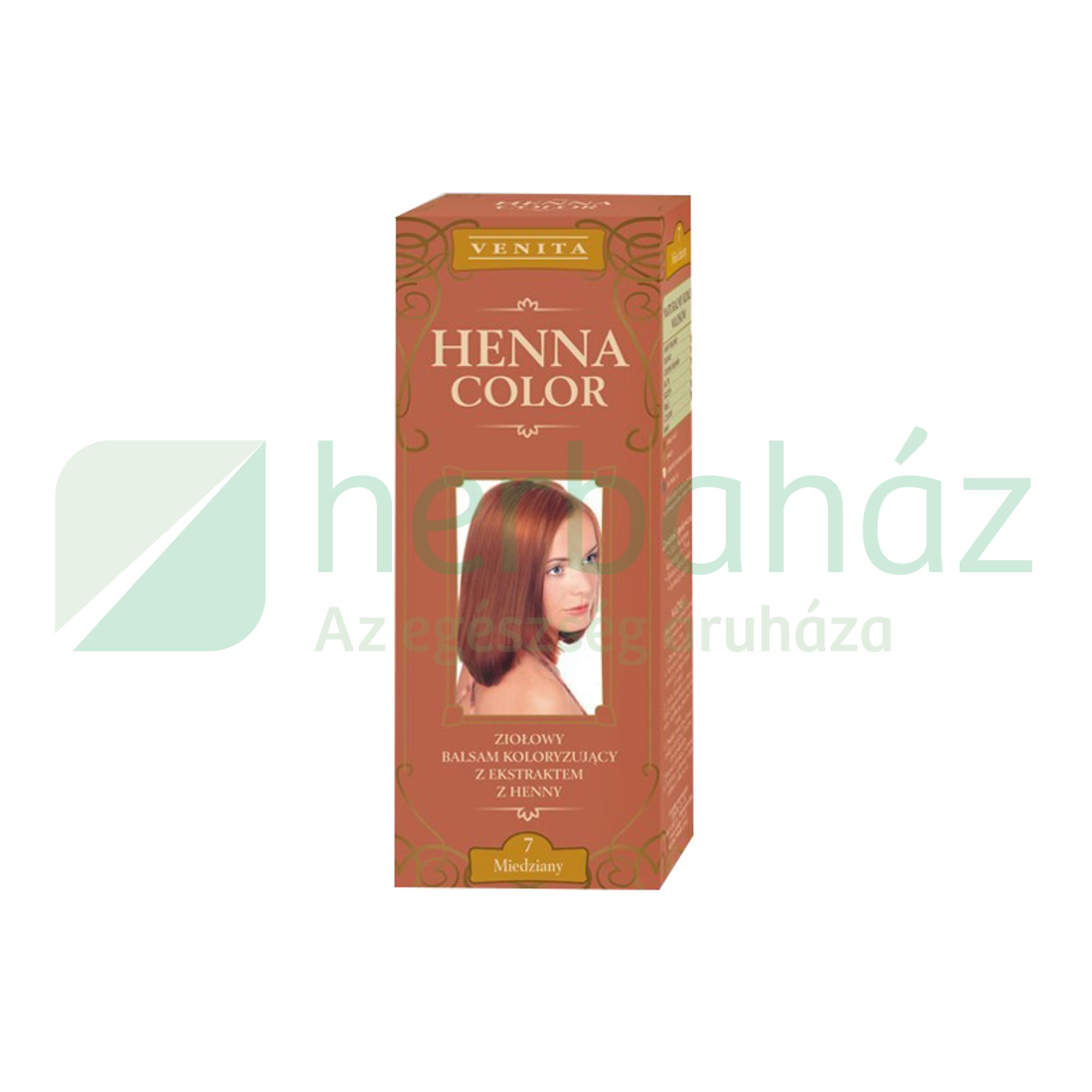 HENNA COLOR HAJFESTÉK 7 RÉZ VÖRÖS 75ML