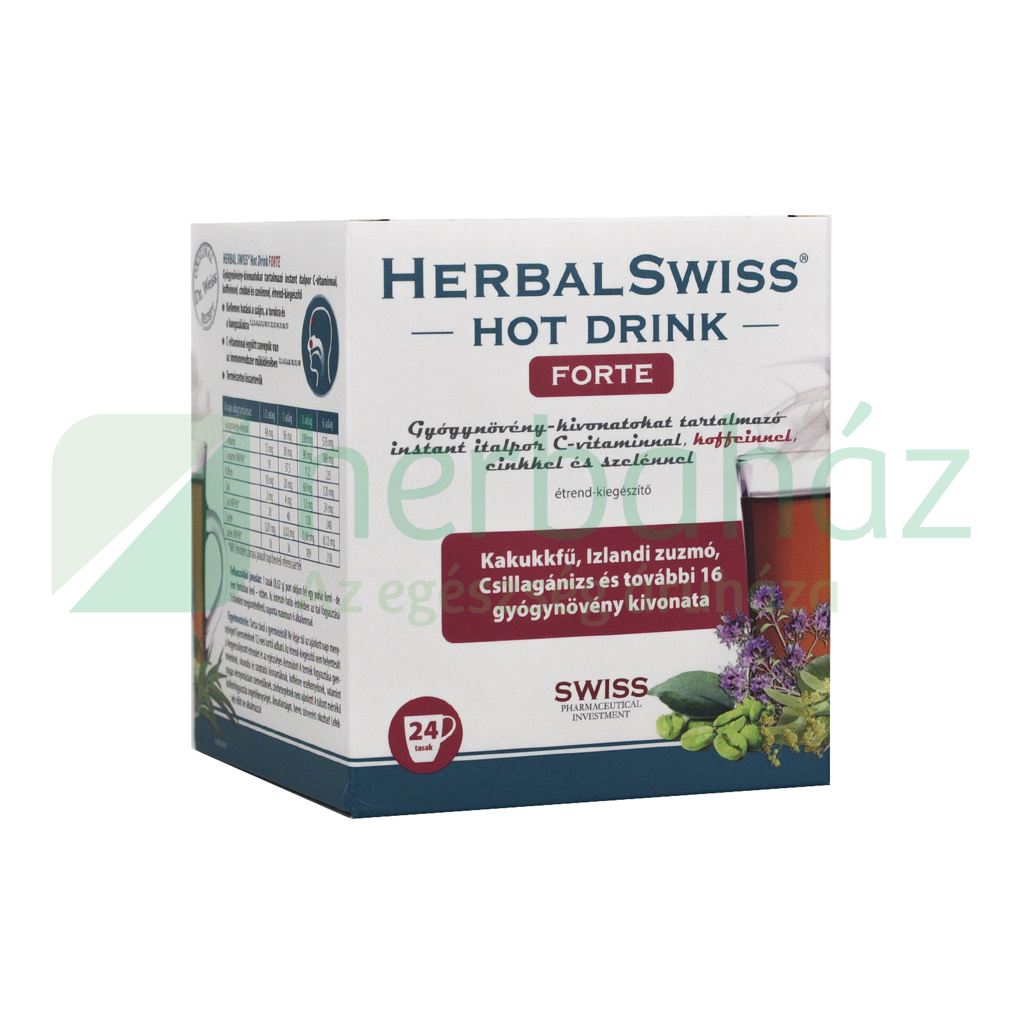 HERBAL SWISS HOT DRINK FORTE ITALPOR 24DB