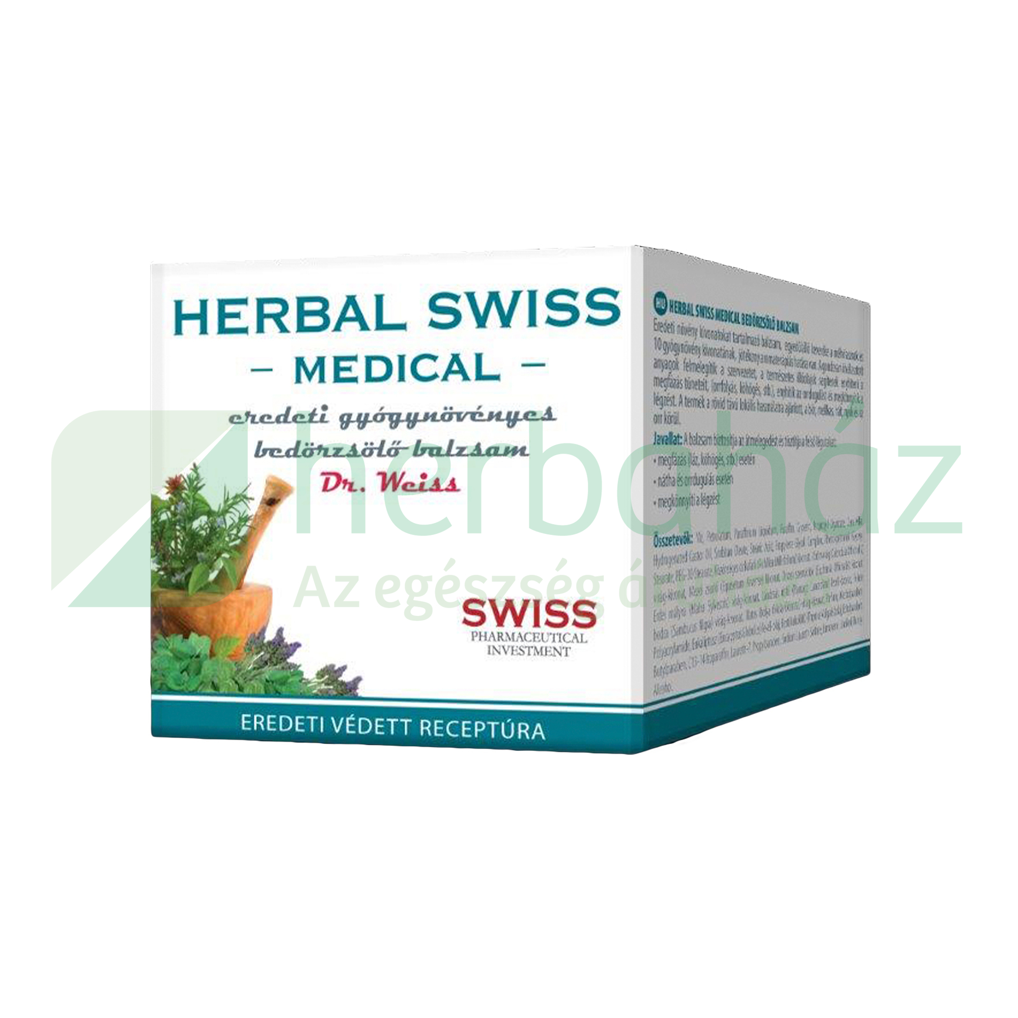 HERBAL SWISS MEDICAL BEDÖRZSÖLŐ BALZSAM 75ML