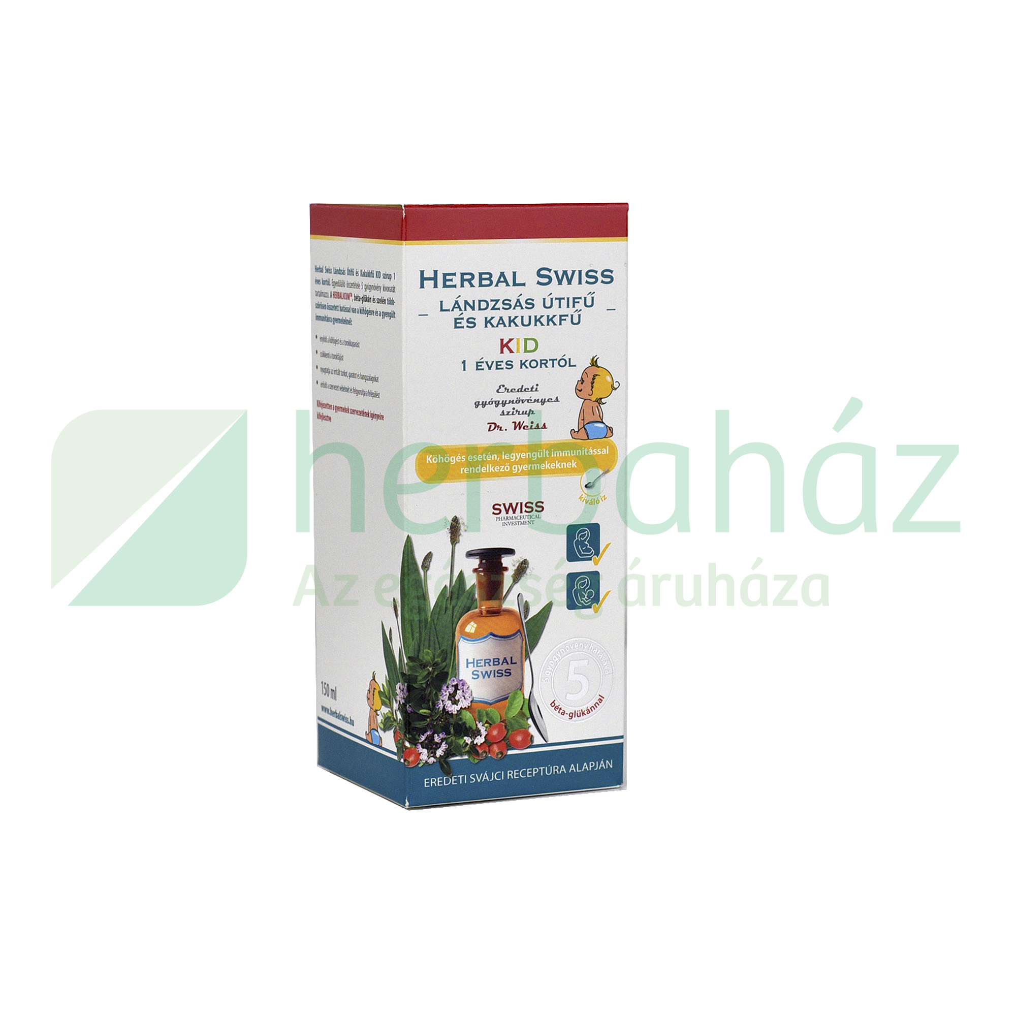 HERBAL SWISS MEDICAL SZIRUP KID 150ML