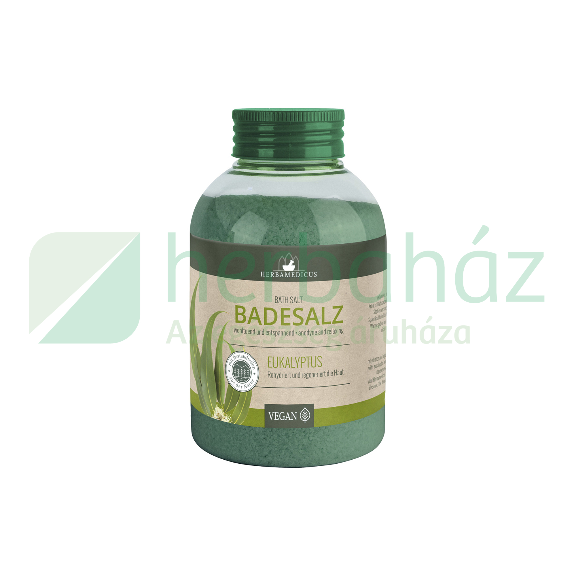 HERBAMEDICUS BADESALZ EUKALYPTUS FÜRDŐSÓ 575G