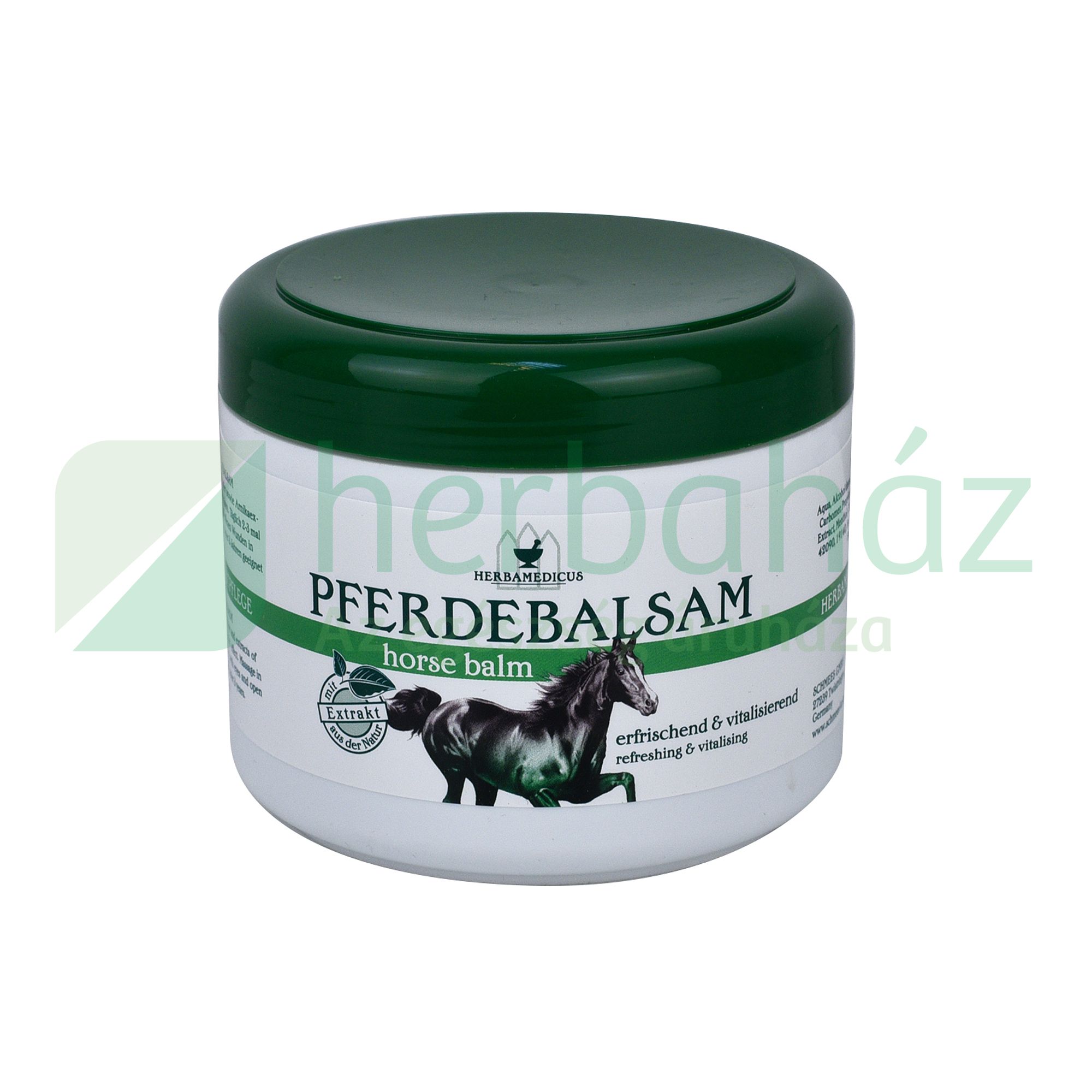 HERBAMEDICUS PFERDEBALZSAM ZÖLD 500ML