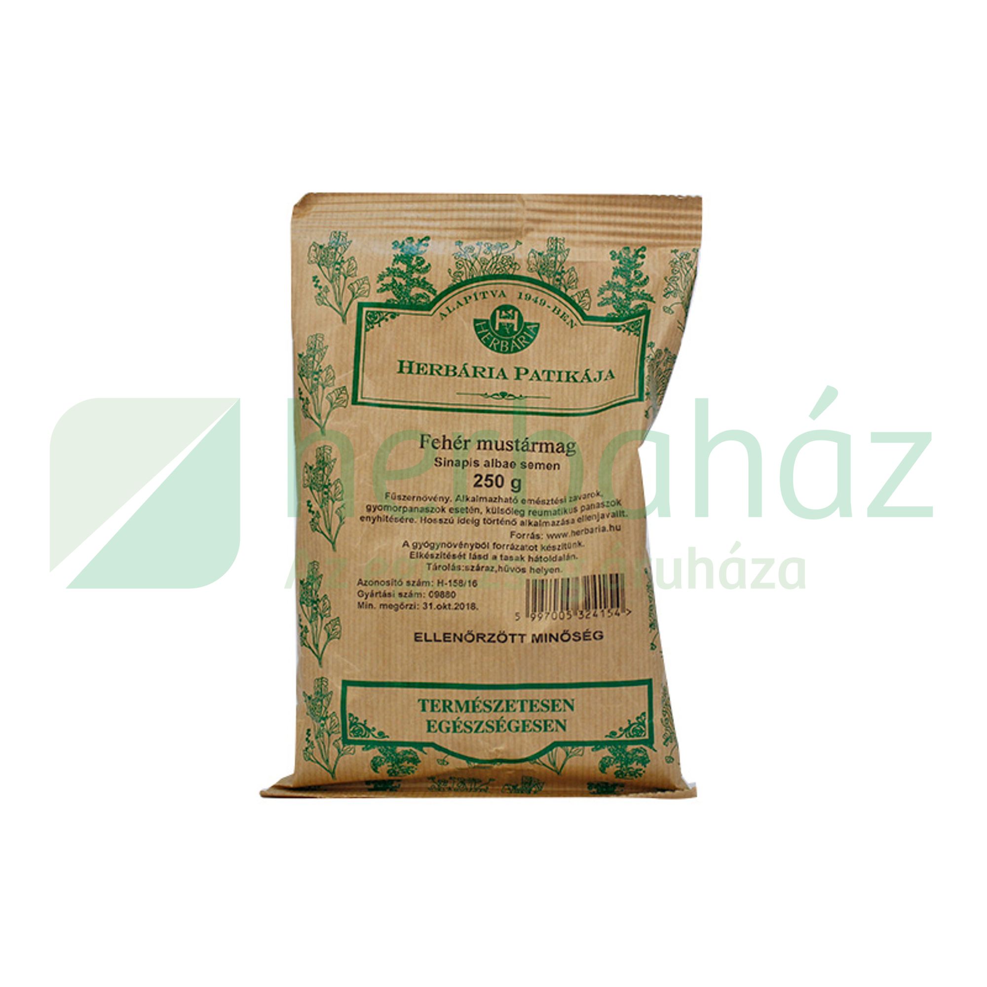 HERBÁRIA FEHÉR MUSTÁRMAG 250G