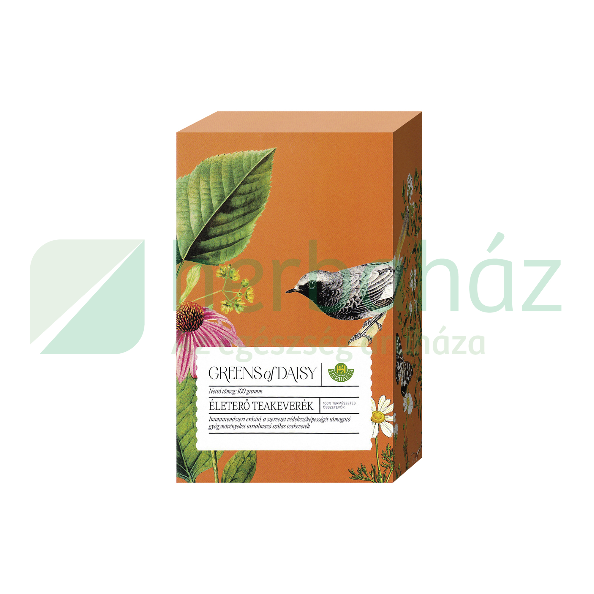 HERBÁRIA GREENS OF DAISY ÉLETERŐ TEAKEVERÉK 100G