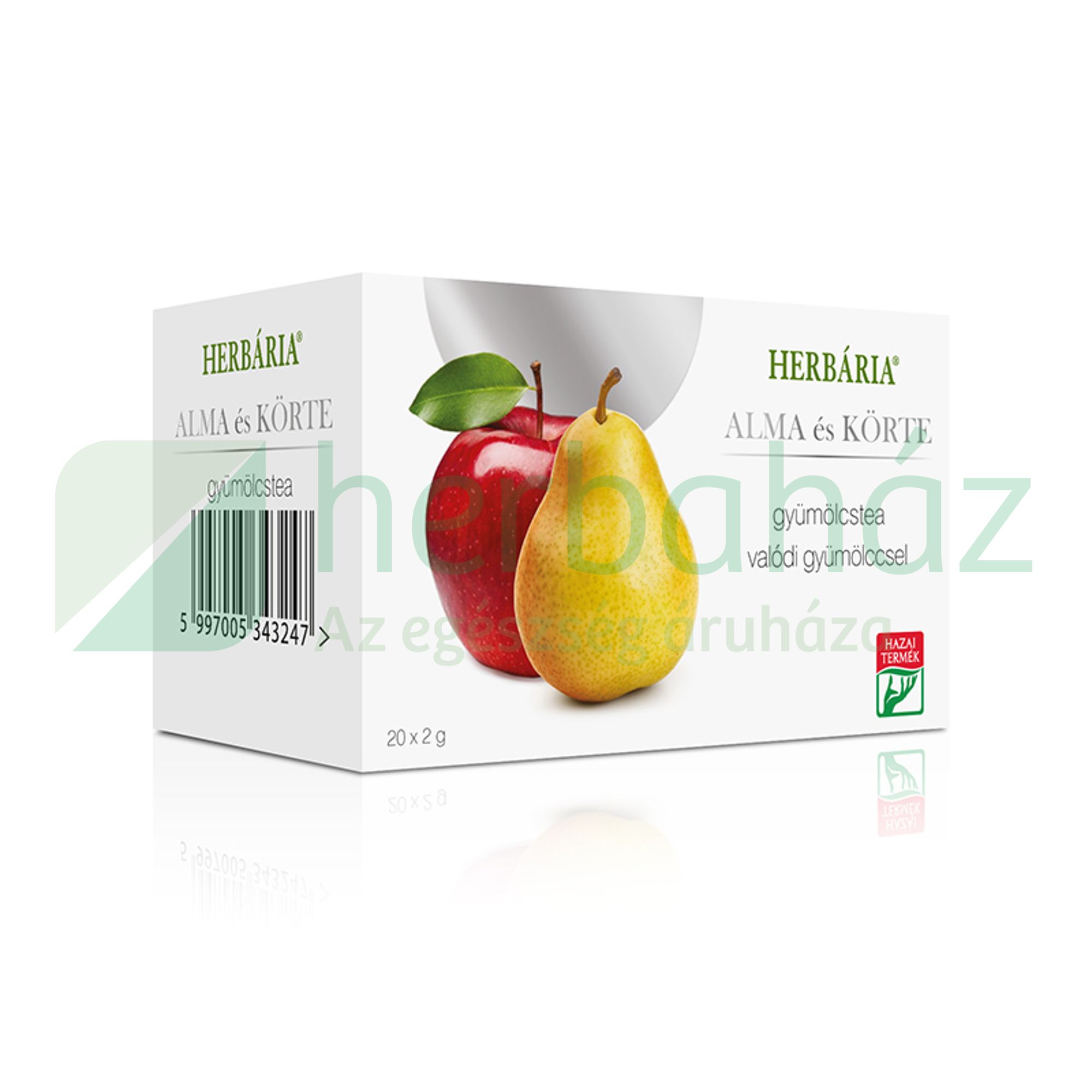 HERBÁRIA GYÜMÖLCSTEA ALMA-KÖRTE ÍZŰ FILTERES 40G