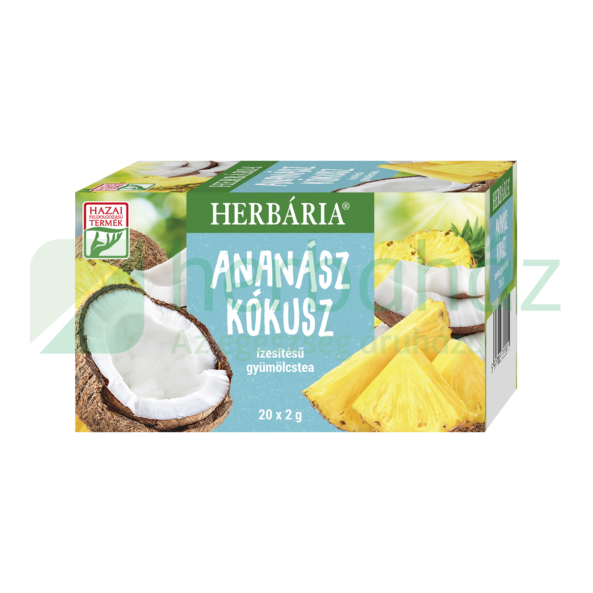 HERBÁRIA GYÜMÖLCSTEA ANANÁSZ KÓKUSZ ÍZESÍTÉSŰ FILTERES 20DB