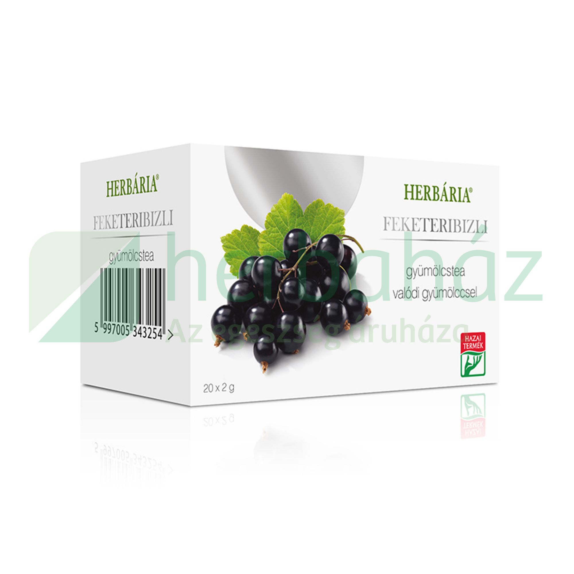 HERBÁRIA GYÜMÖLCSTEA FEKETERIBIZLI ÍZŰ FILTERES 40G