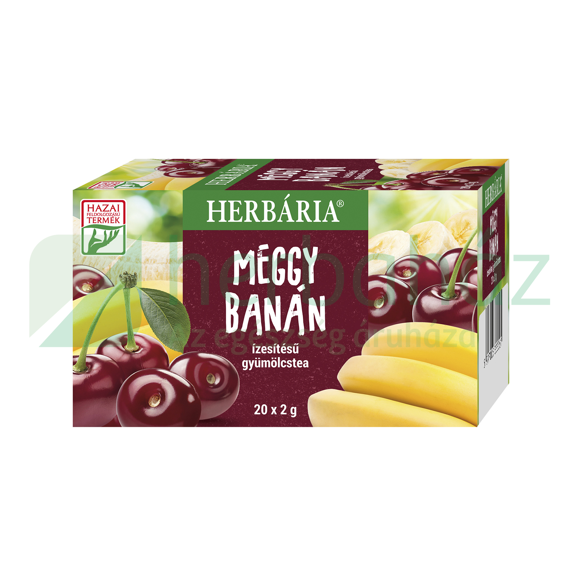 HERBÁRIA GYÜMÖLCSTEA MEGGY BANÁN ÍZESÍTÉSŰ FILTERES DB