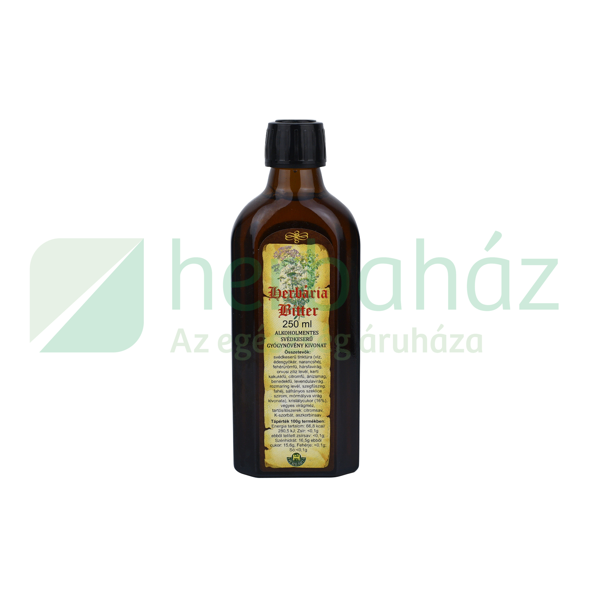 HERBÁRIA HERBAL BITTER SVÉDKESERŰ 250ML