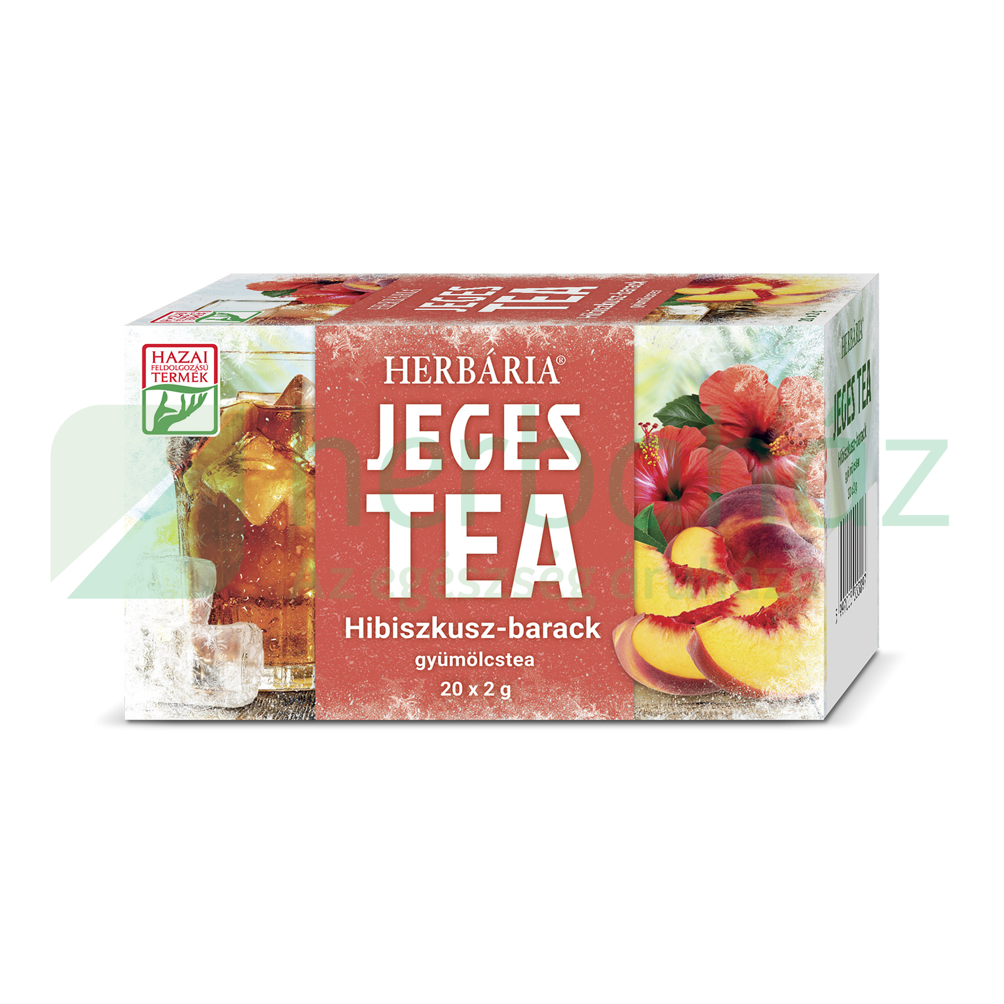 HERBÁRIA JEGES TEA HIBISZKUSZ-BARACK GYÜMÖLCSTEA FILTERES 20DB
