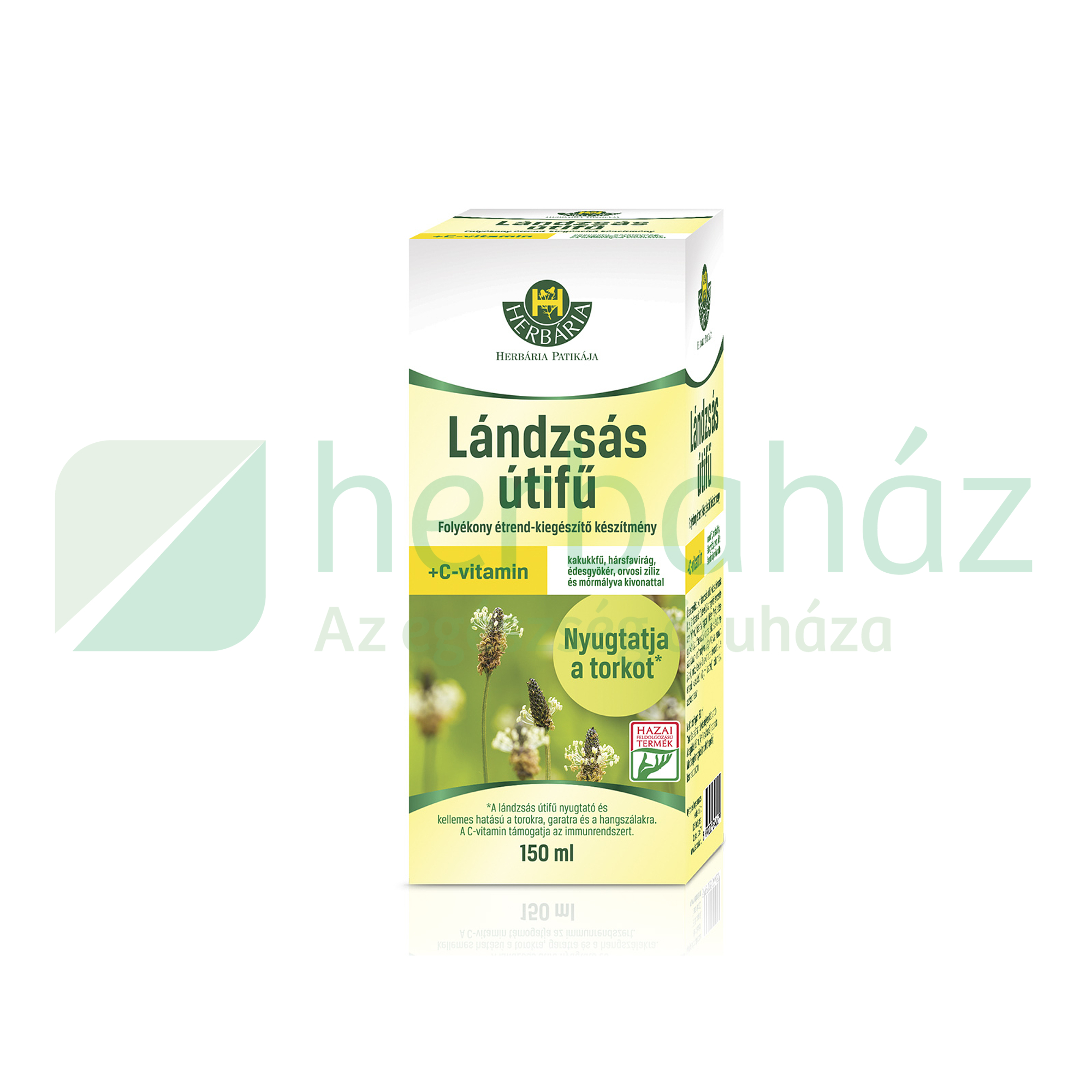 HERBÁRIA LÁNDZSÁS ÚTIFŰ SZIRUP 150ML