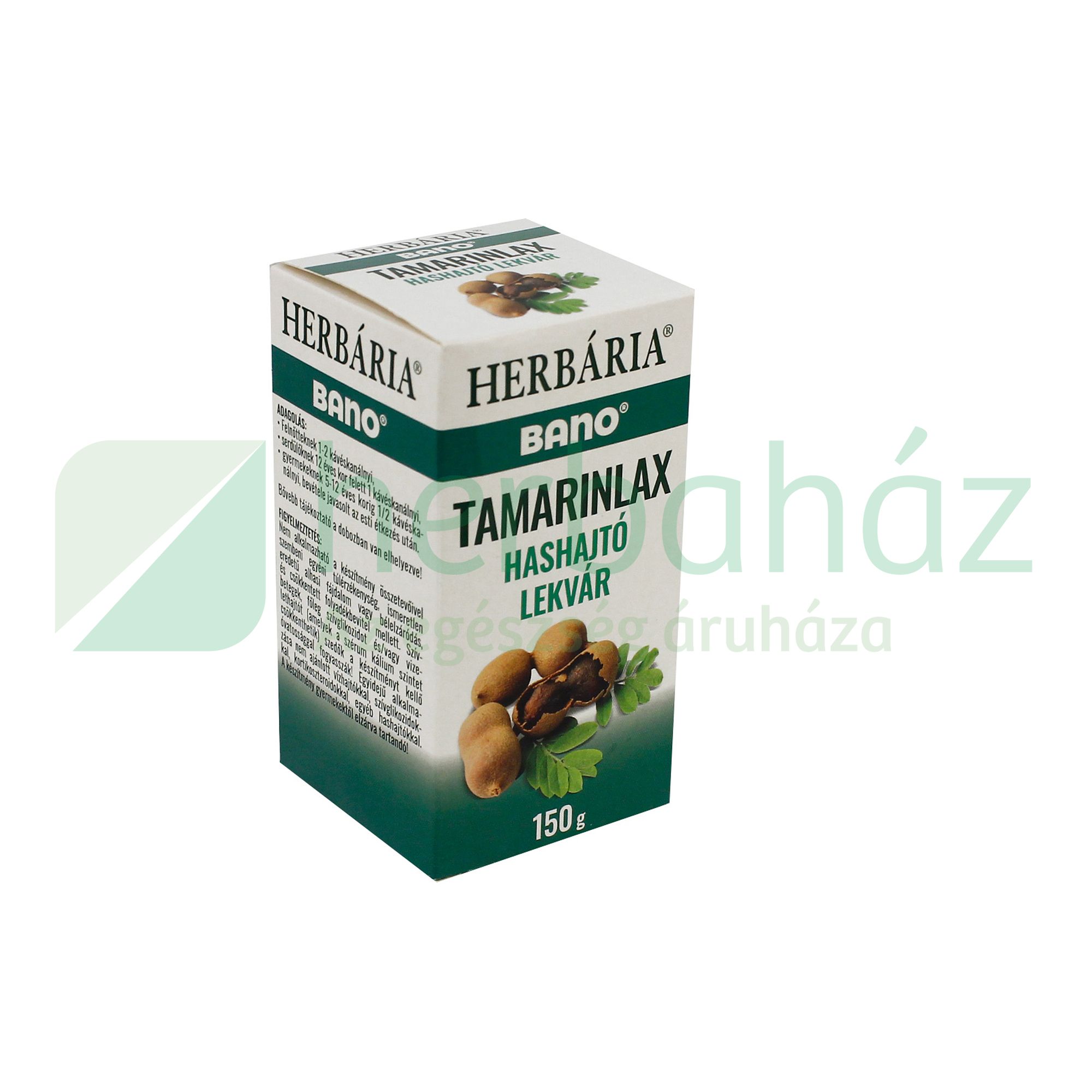 HERBÁRIA BANO LEKVÁR TAMARINLAX HASHAJTÓ 150G
