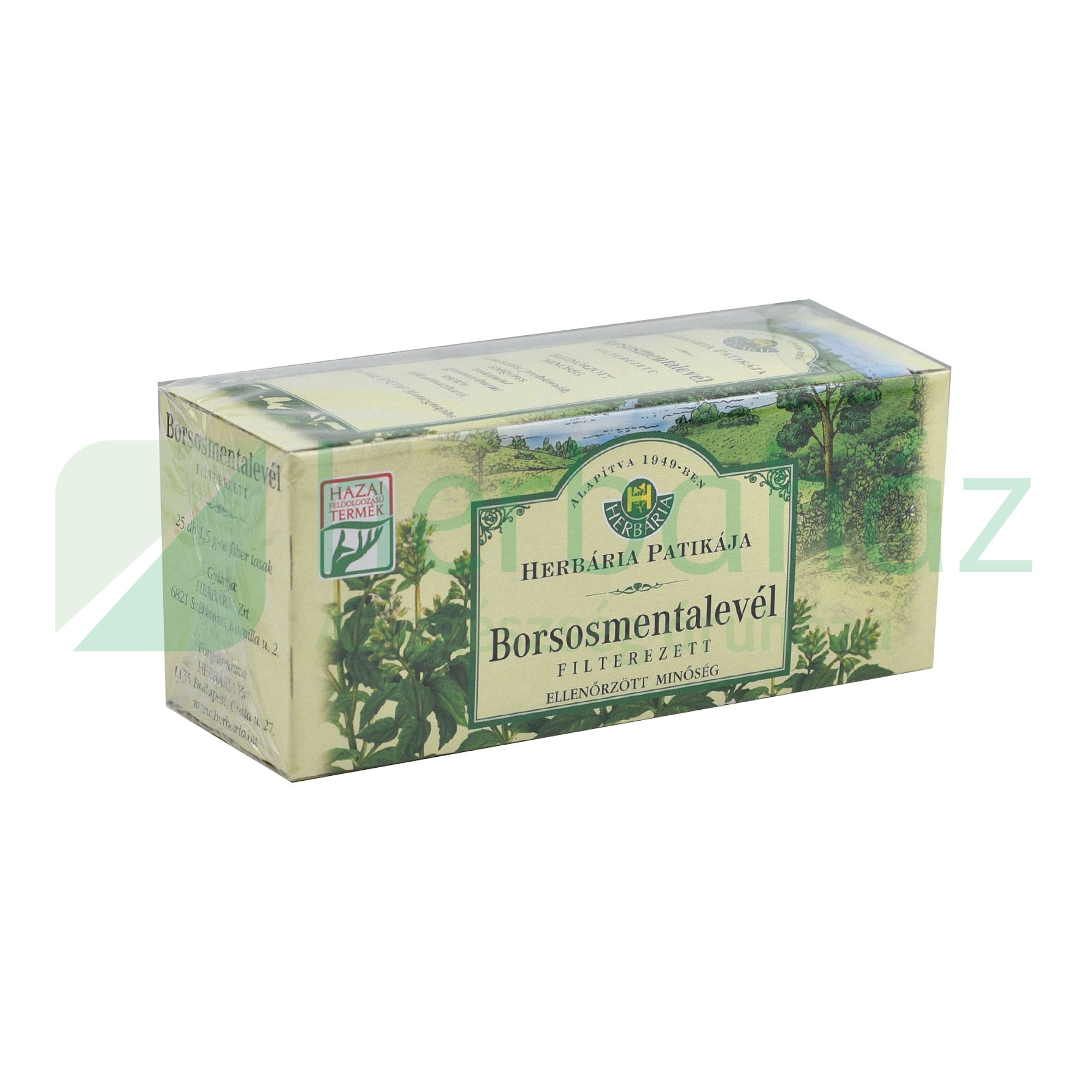 HERBÁRIA TEA BORSOSMENTA LEVÉL FILTERES 25DB