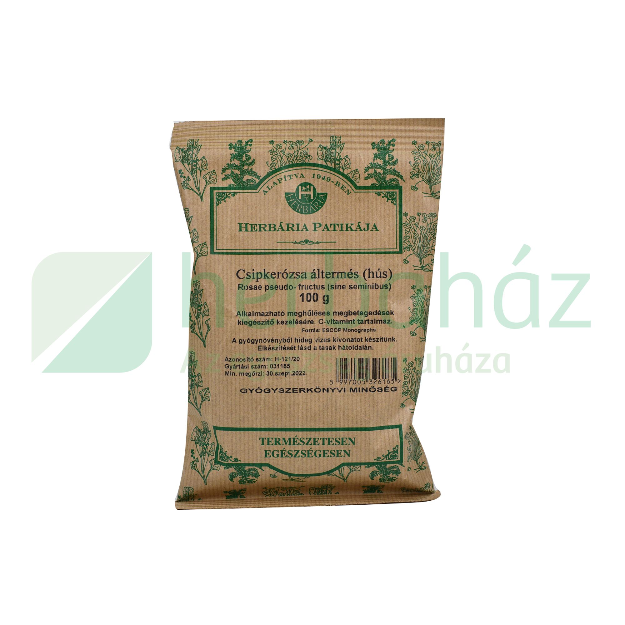 HERBÁRIA TEA CSIPKEBOGYÓ HÚS SZÁLAS 100G