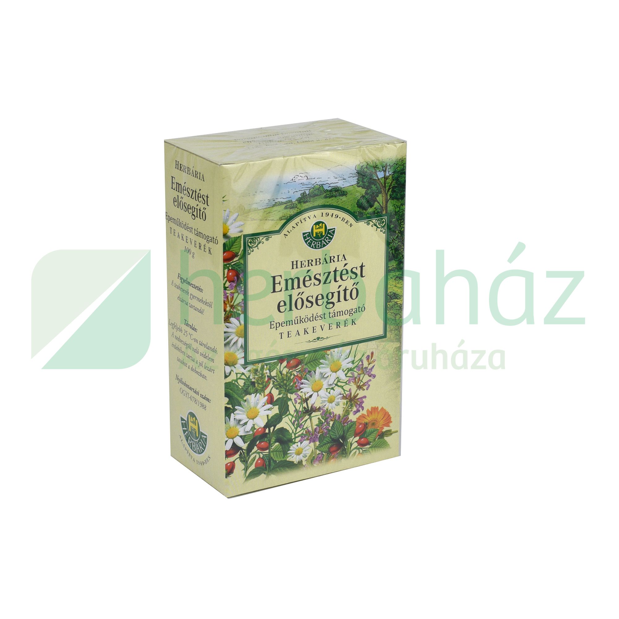 HERBÁRIA TEA EMÉSZTÉST ELŐSEGÍTŐ SZÁLAS 100G