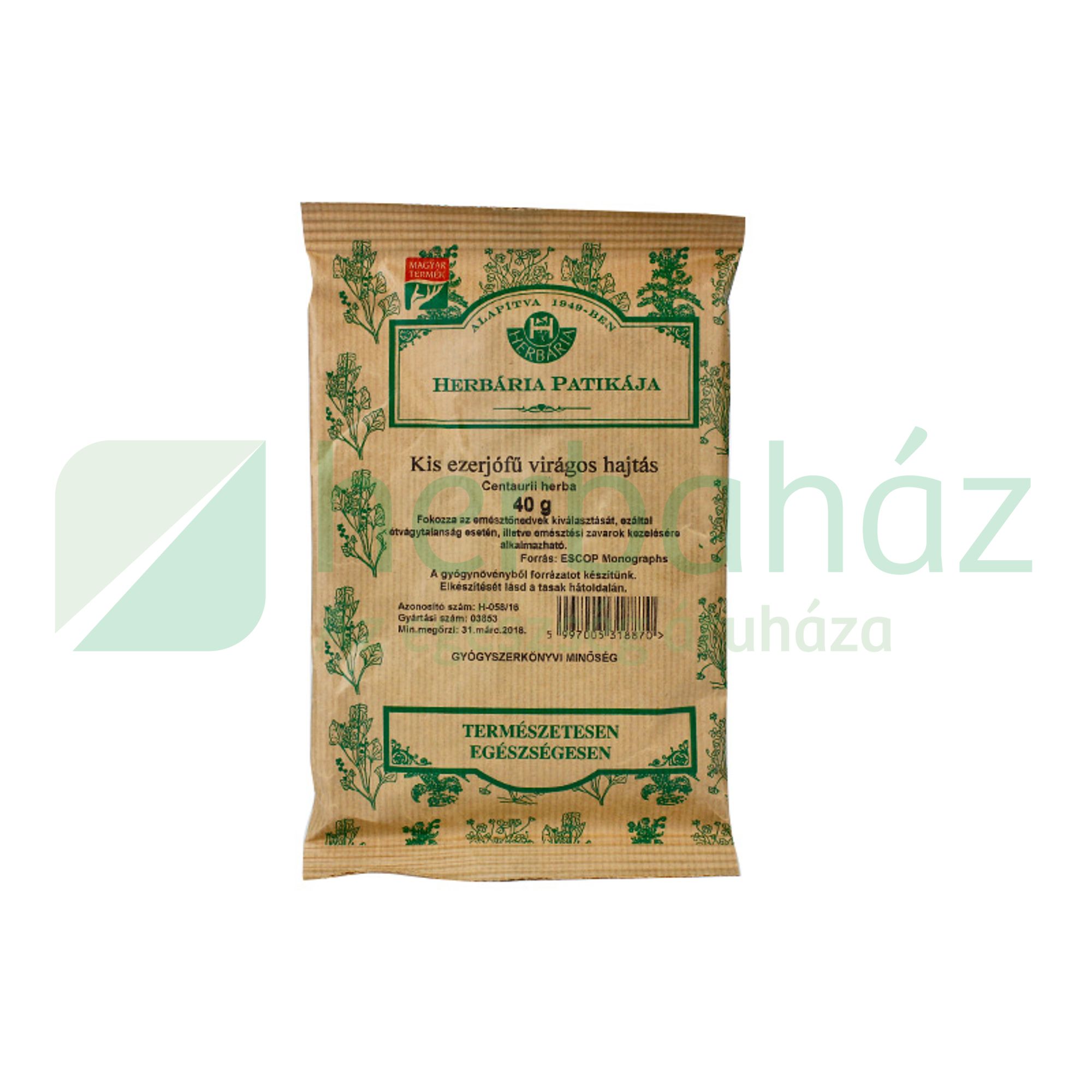 HERBÁRIA TEA EZERJÓFŰ SZÁLAS 40G