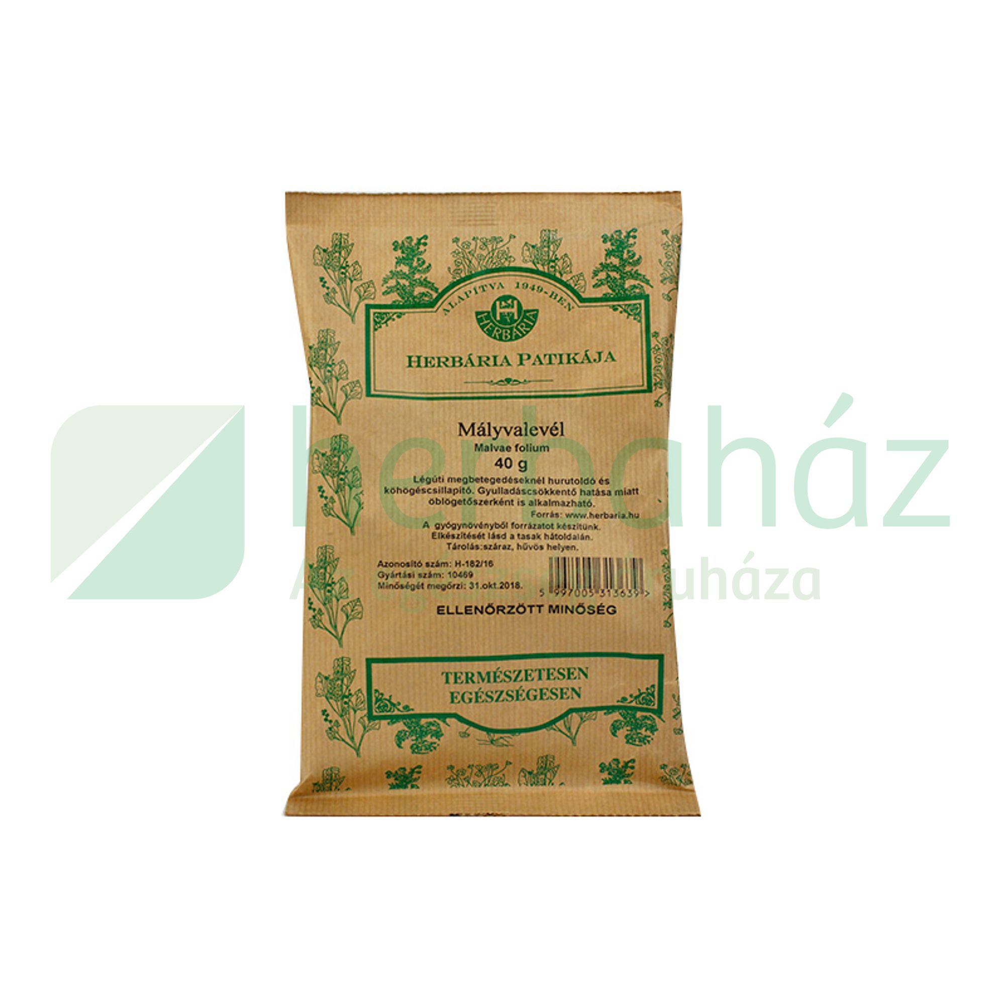 HERBÁRIA TEA MÁLYVALEVÉL SZÁLAS 40G