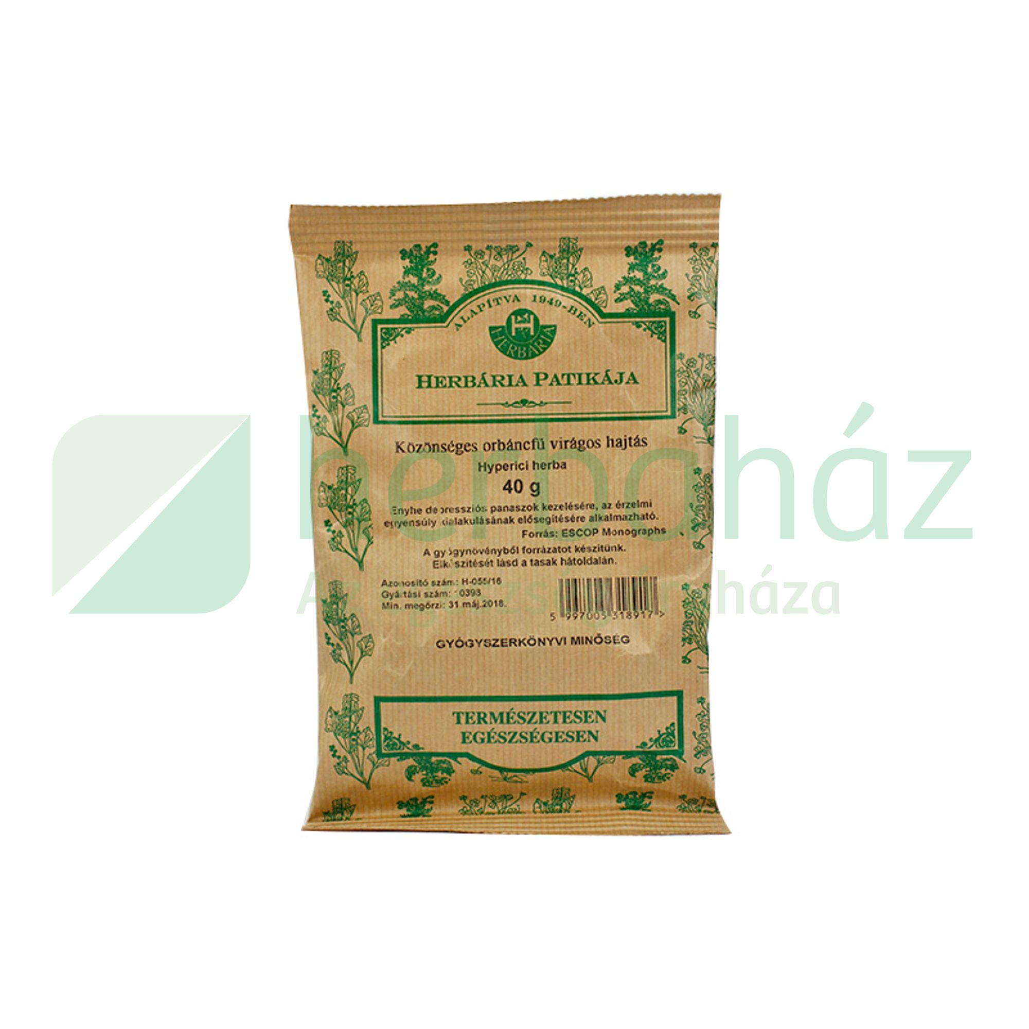 HERBÁRIA TEA ORBÁNCFŰ SZÁLAS /* 40G