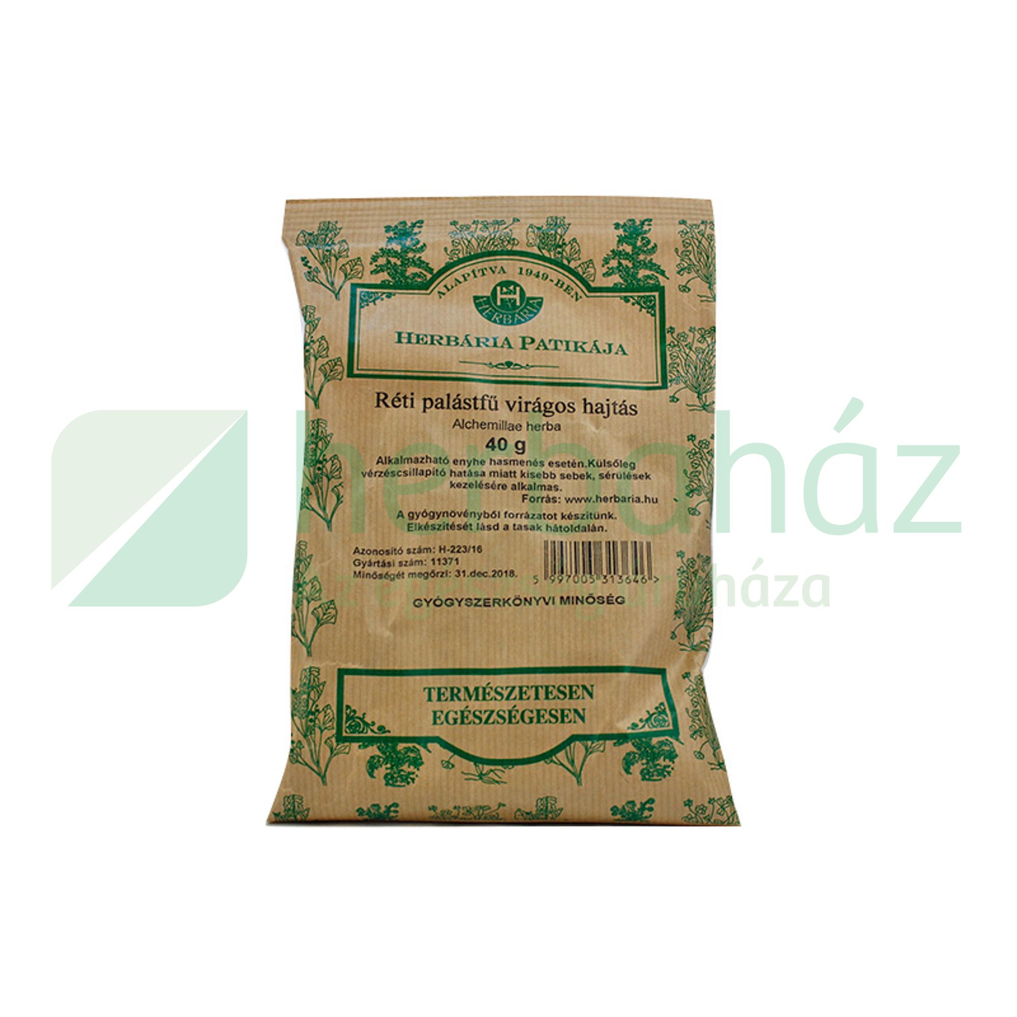 HERBÁRIA TEA PALÁSTFŰ SZÁLAS 40G