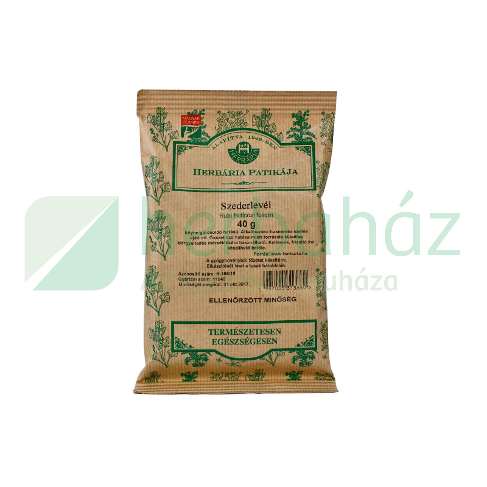 HERBÁRIA TEA SZEDERLEVÉL SZÁLAS 40G