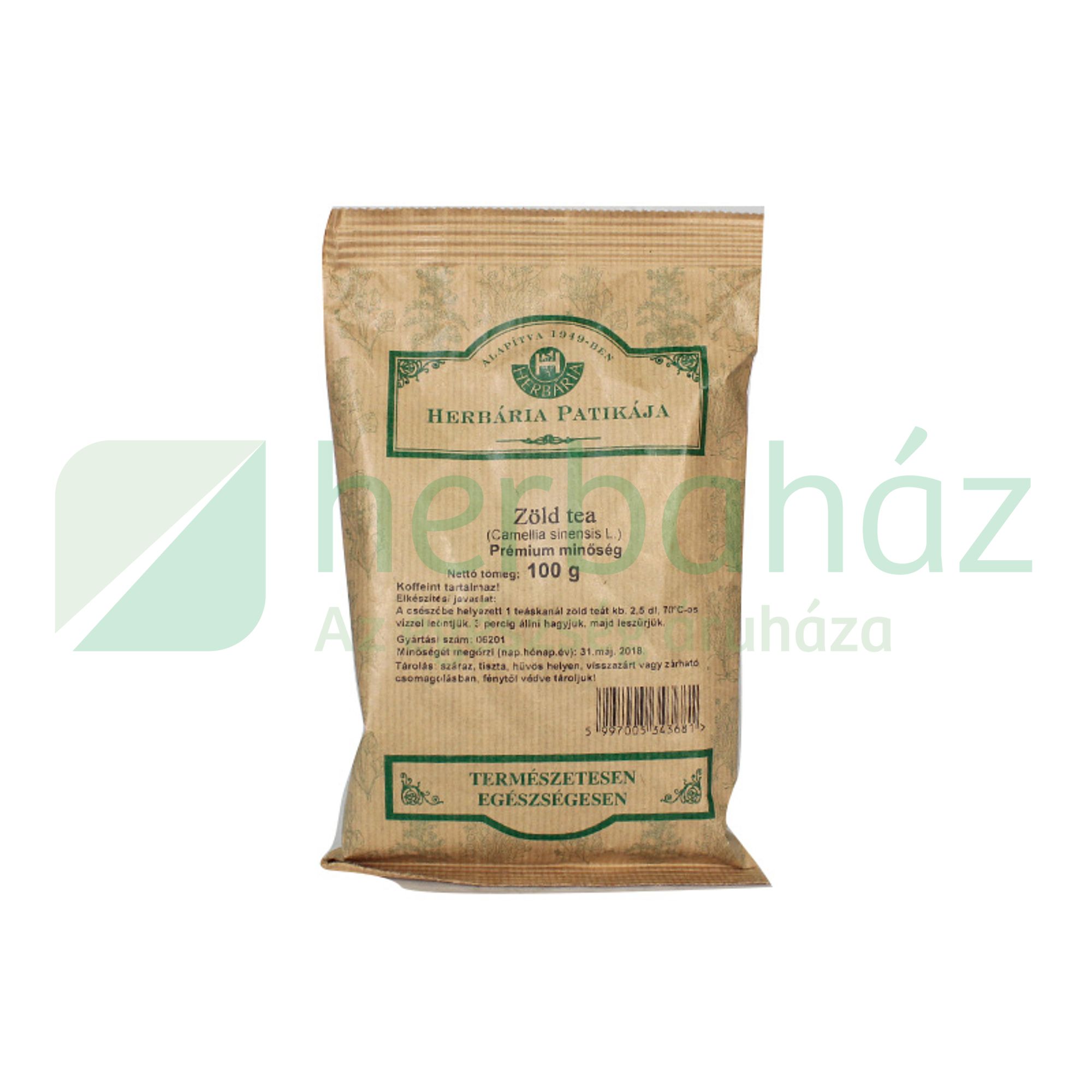 HERBÁRIA ZÖLD TEA 100G