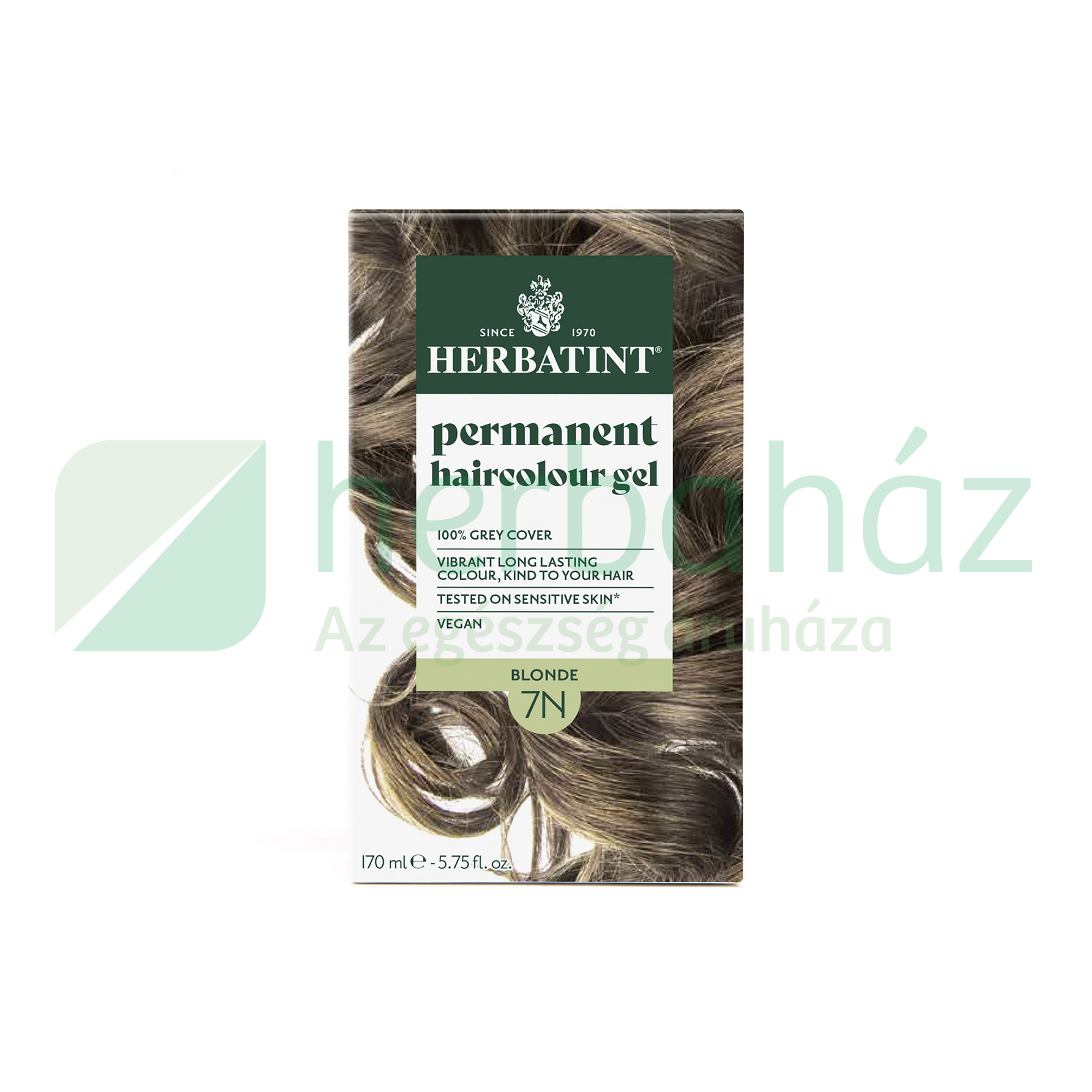 HERBATINT TERMÉSZETES TARTÓS HAJFESTÉK 7N (SZŐKE) 170ML