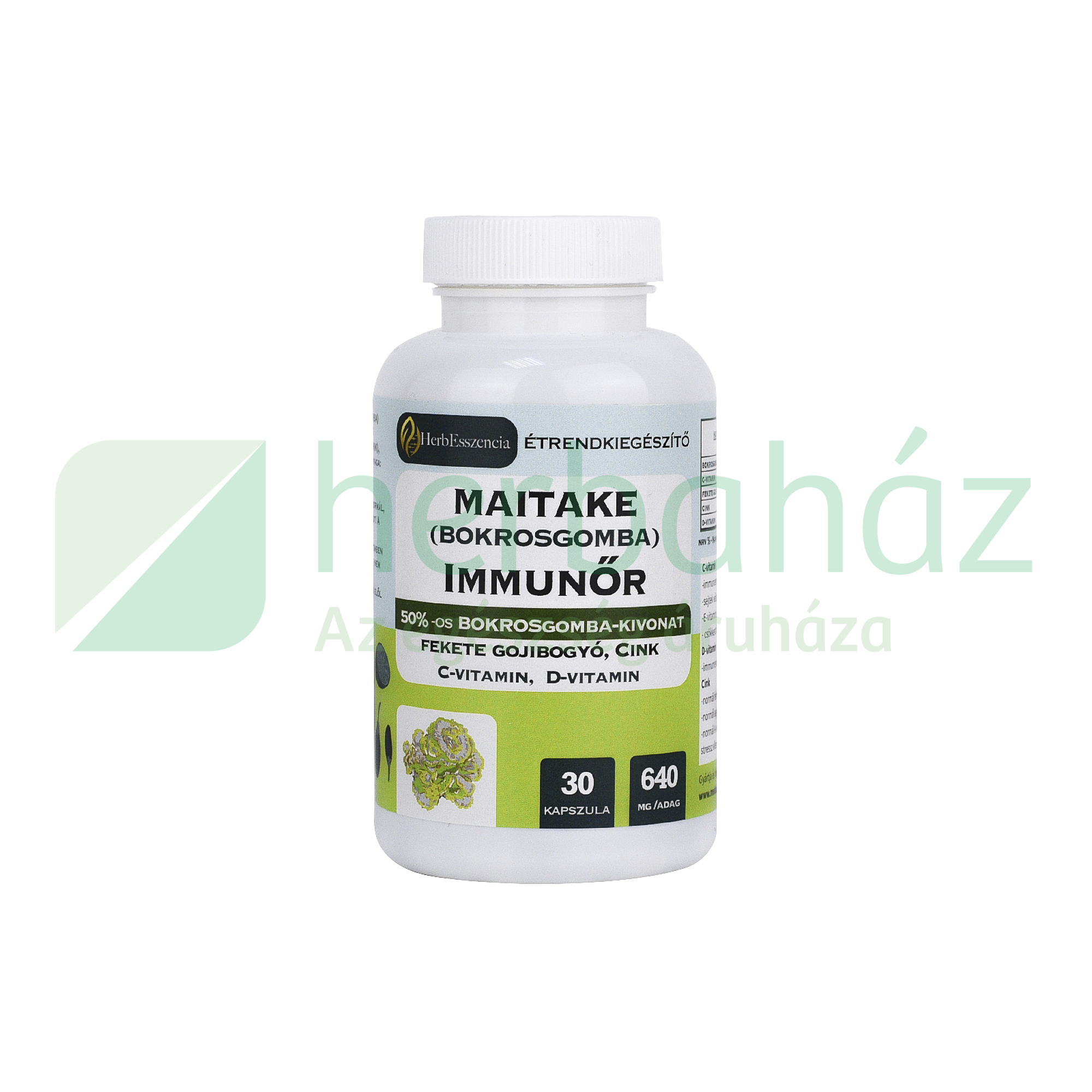 HERBESSZENCIA MAITAKE (BOKROSGOMBA) IMMUNŐR ÉTREND-KIEGÉSZÍTŐ 30DB