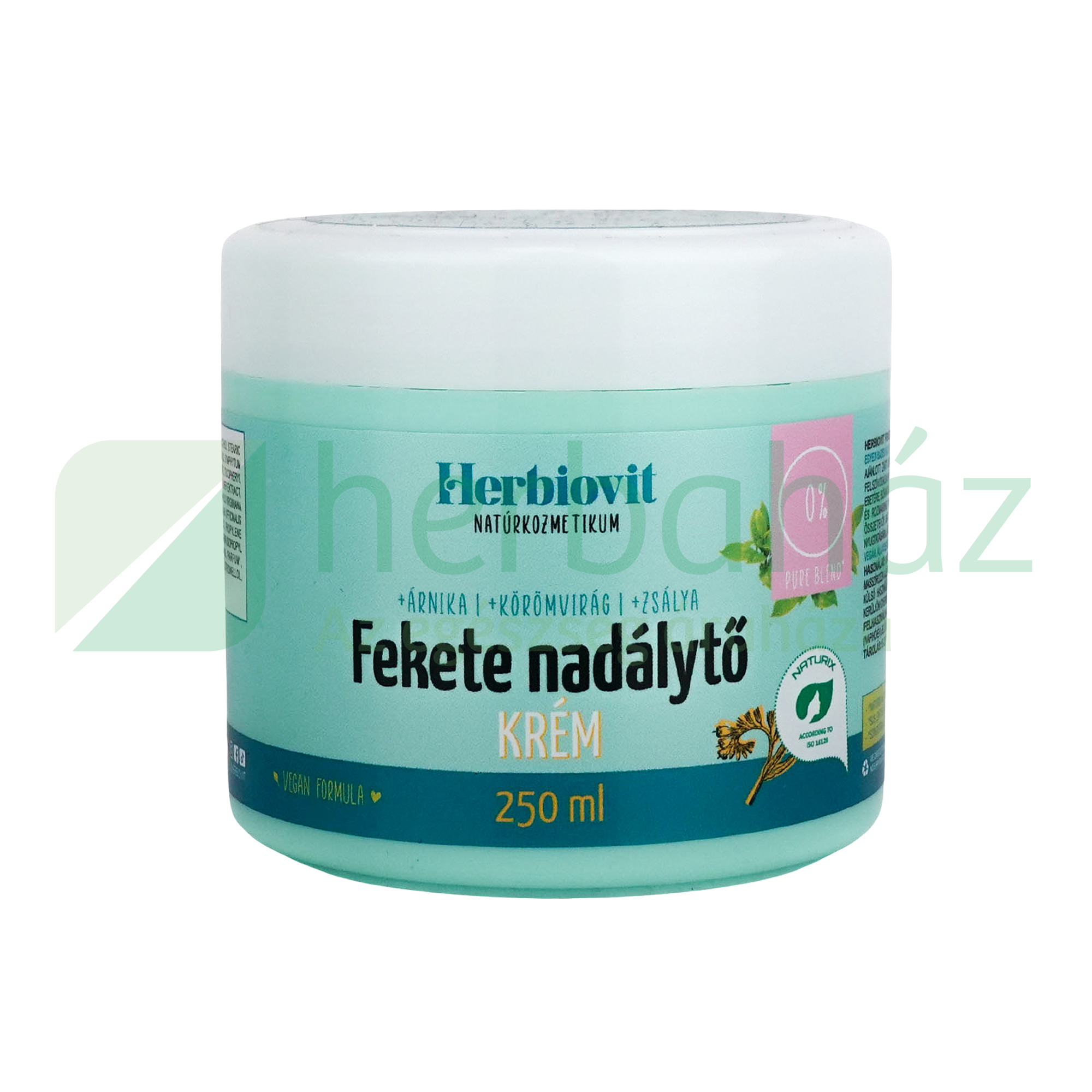 HERBIOVIT FEKETE NADÁLYTŐ KRÉM 250ML