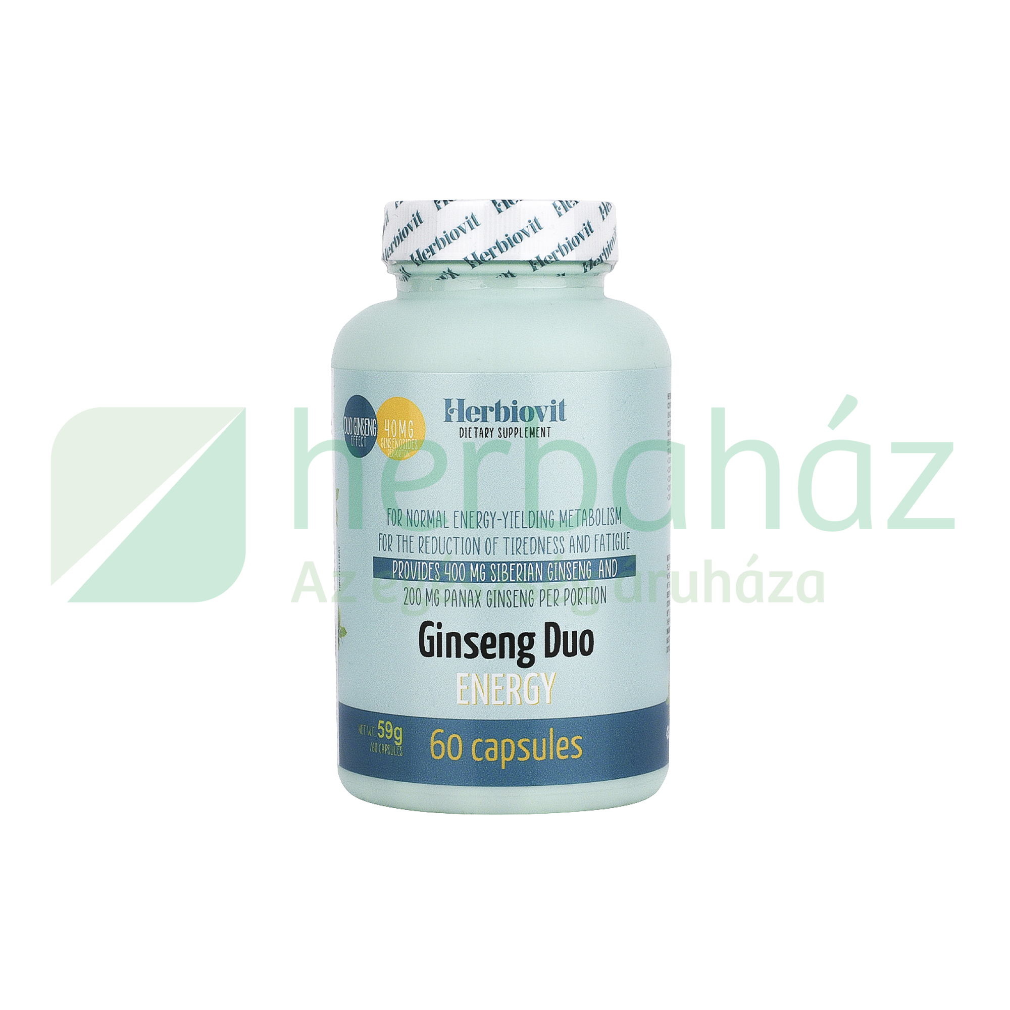 HERBIOVIT GINSENG DUO ENERGY KAPSZULA 60DB