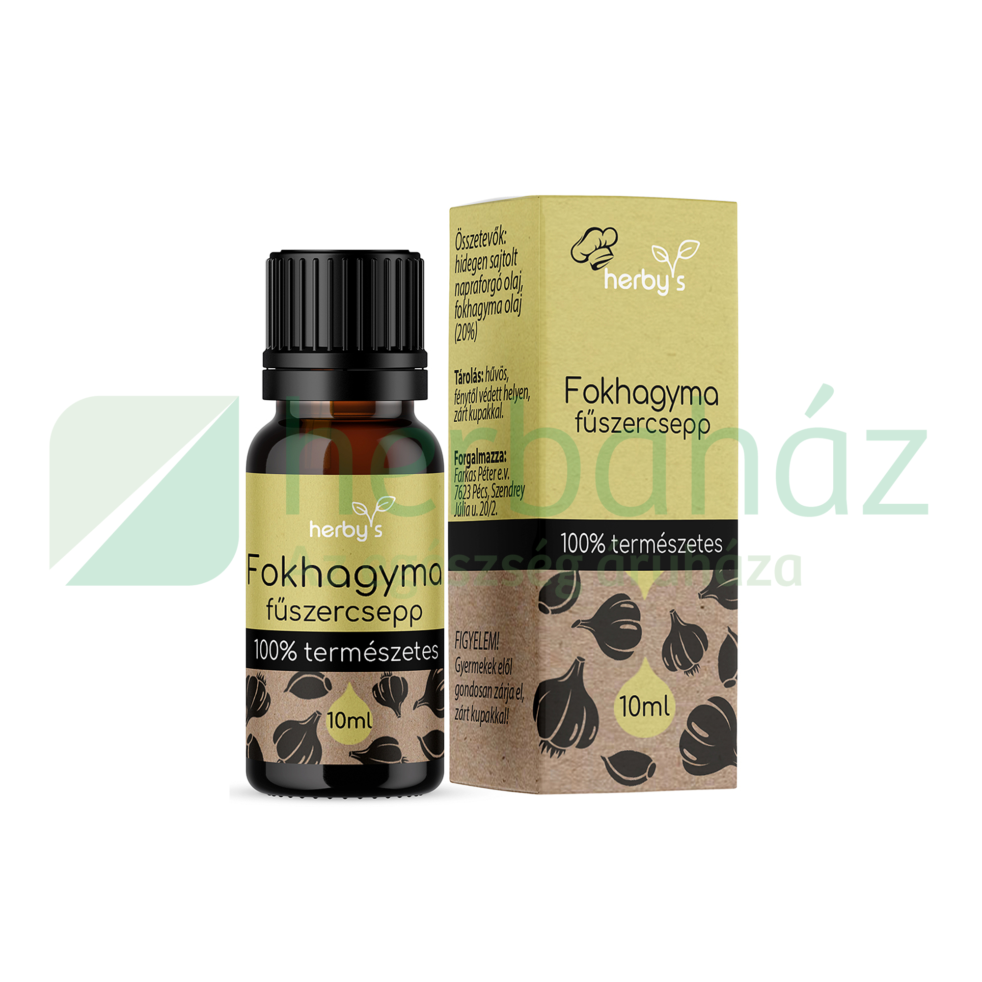 HERBYS FOKHAGYMA FŰSZERCSEPP 100% TERMÉSZETES 10ML