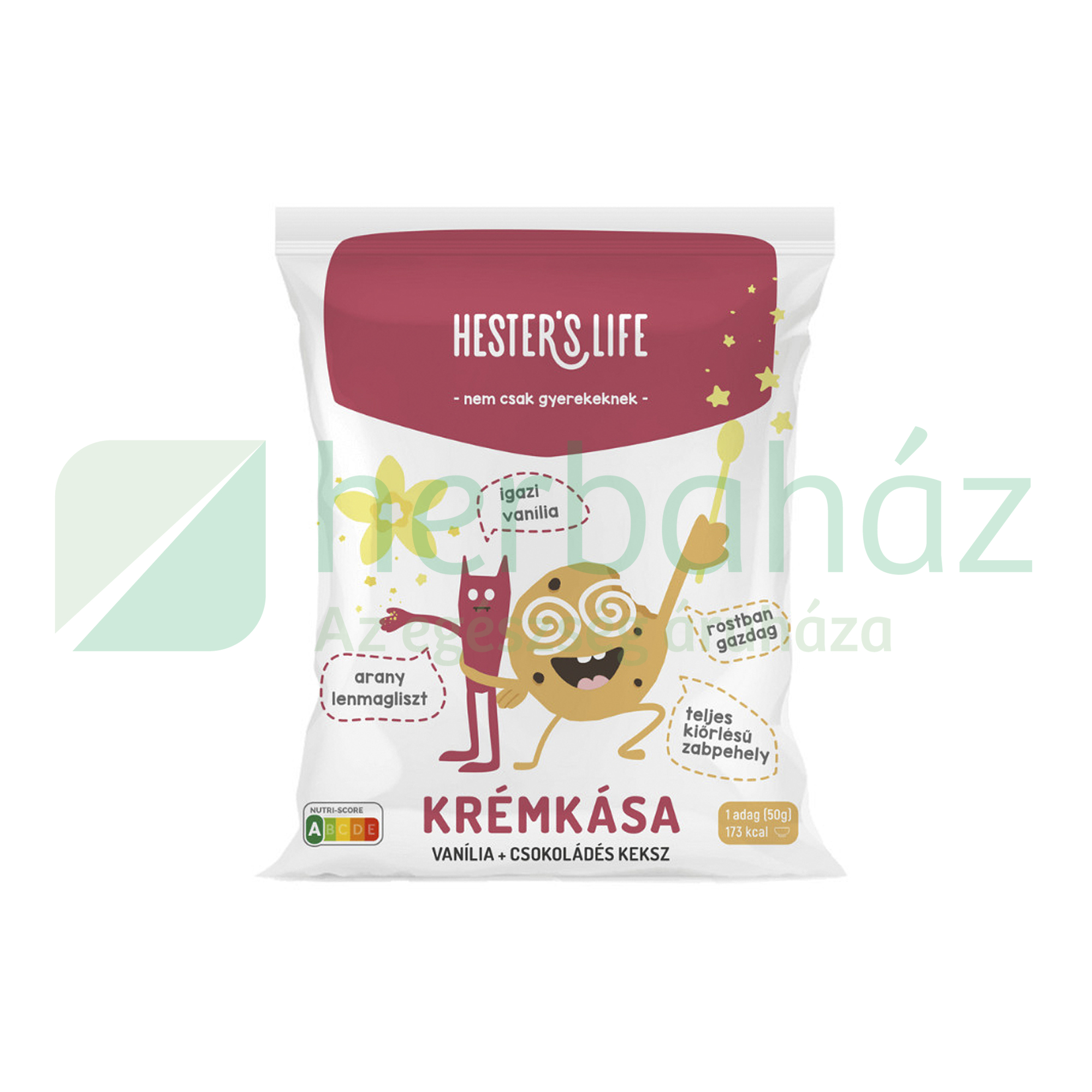 HESTERS LIFE KRÉMKÁSA VANÍLIA ÉS CSOKOLÁDÉS KEKSZ 50G