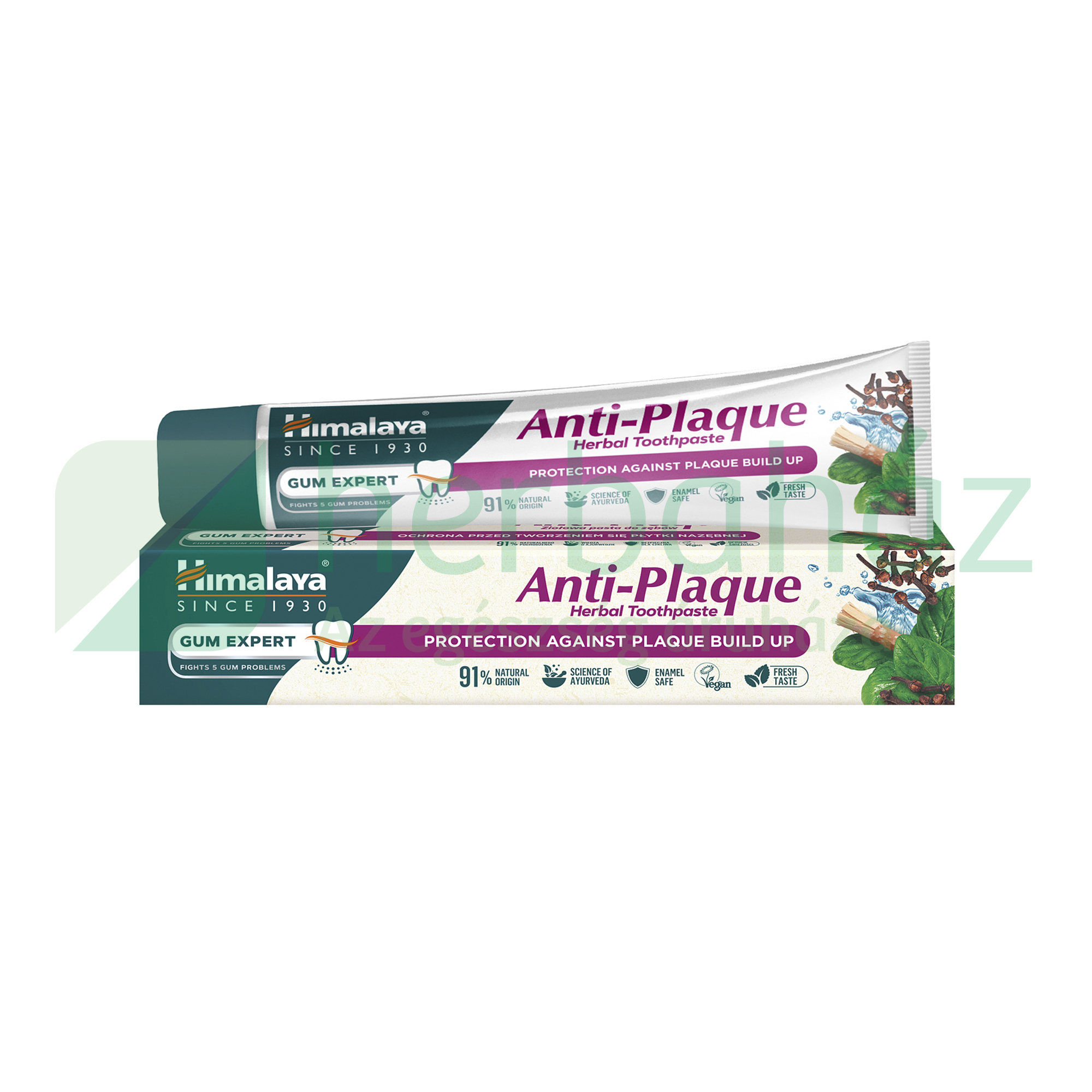 HIMALAYA ANTI-PLAQUE GYÓGYNÖVÉNYES FOGKRÉM 75ML