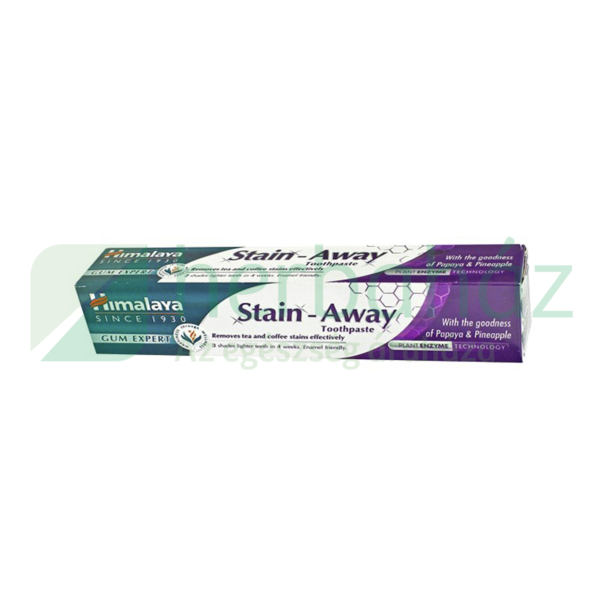 HIMALAYA STAIN-AWAY GYÓGYNÖVÉNYES FOLTELTÁVOLÍTÓ FEHÉRÍTŐ FOGKRÉM 75ML