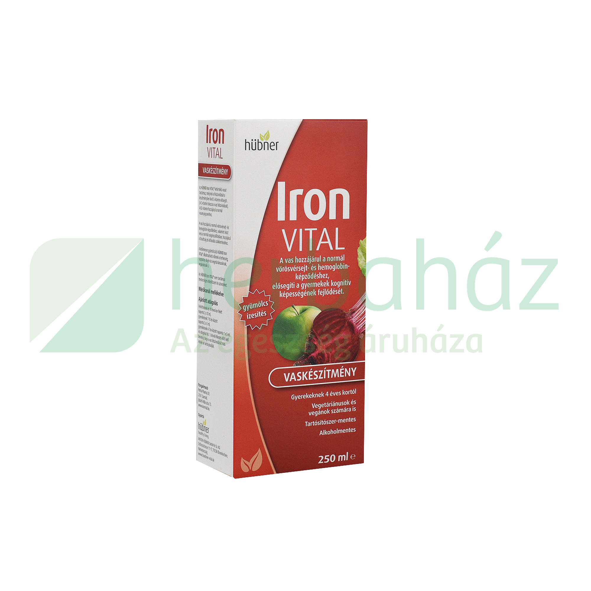 HÜBNER IRON VITAL VASKÉSZÍTMÉNY 250ML