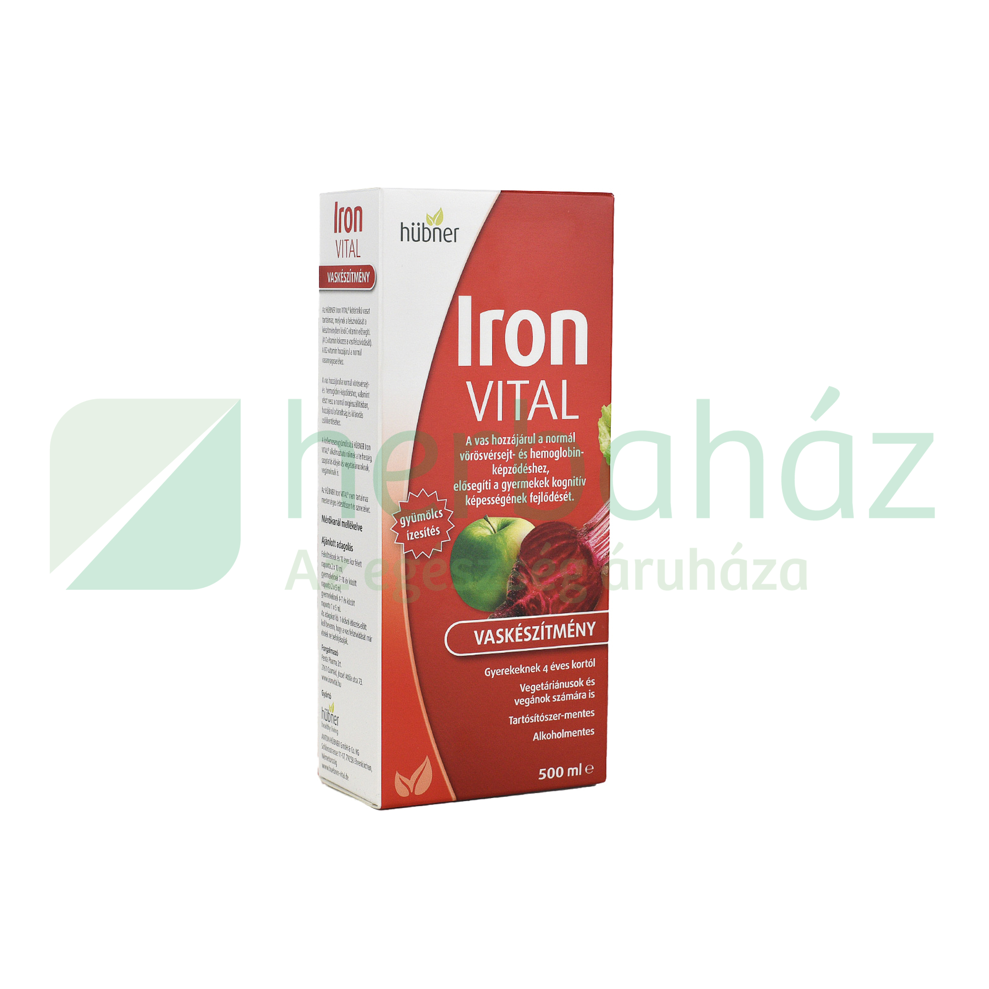 HÜBNER IRON VITAL VASKÉSZÍTMÉNY 500ML