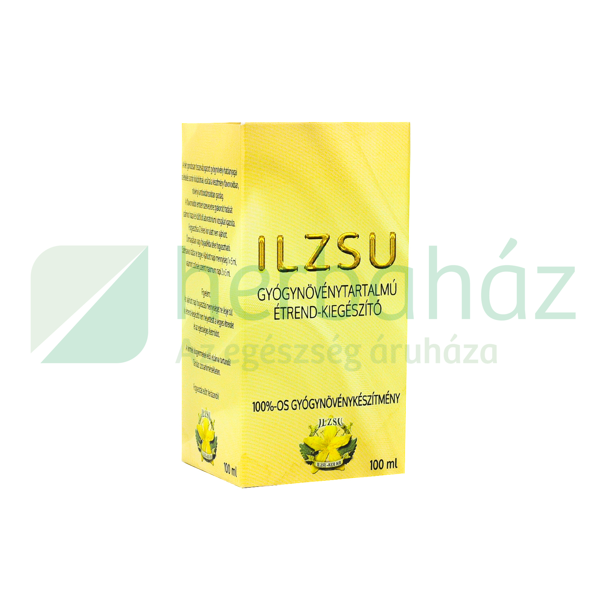 ILZSU GYÓGYNÖVÉNYTARTALMÚ (CSEREGALAGONYA, KUKORICA BAJUSZ) ÉTREND-KIEGÉSZÍTŐ 100ML