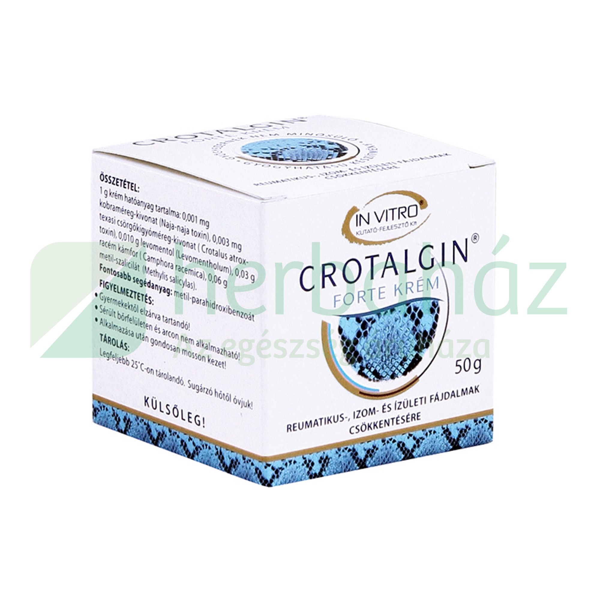 IN VITRO CROTALGIN FORTE KRÉM 50G