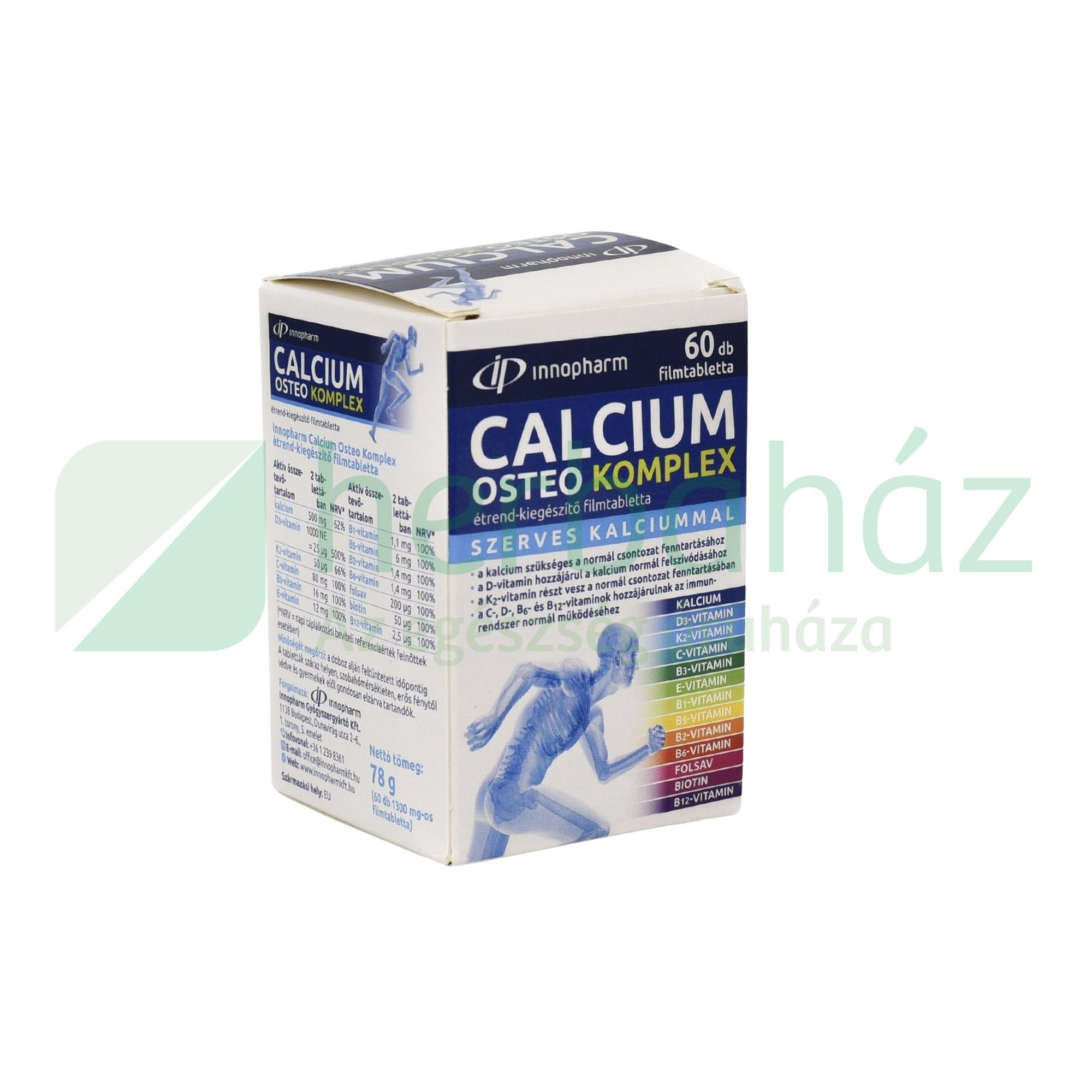 INNOPHARM KALCIUM OSTEO KOMPLEX FILMTABLETTA 60DB