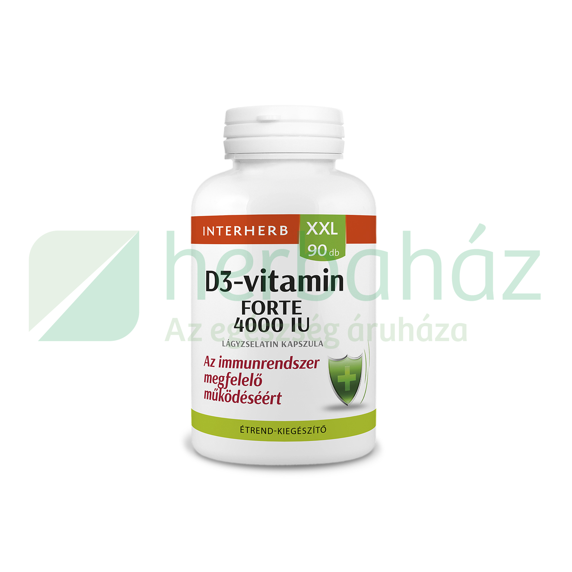 INTERHERB XXL D3-VITAMIN FORTE 4000 IU KAPSZULA 90DB