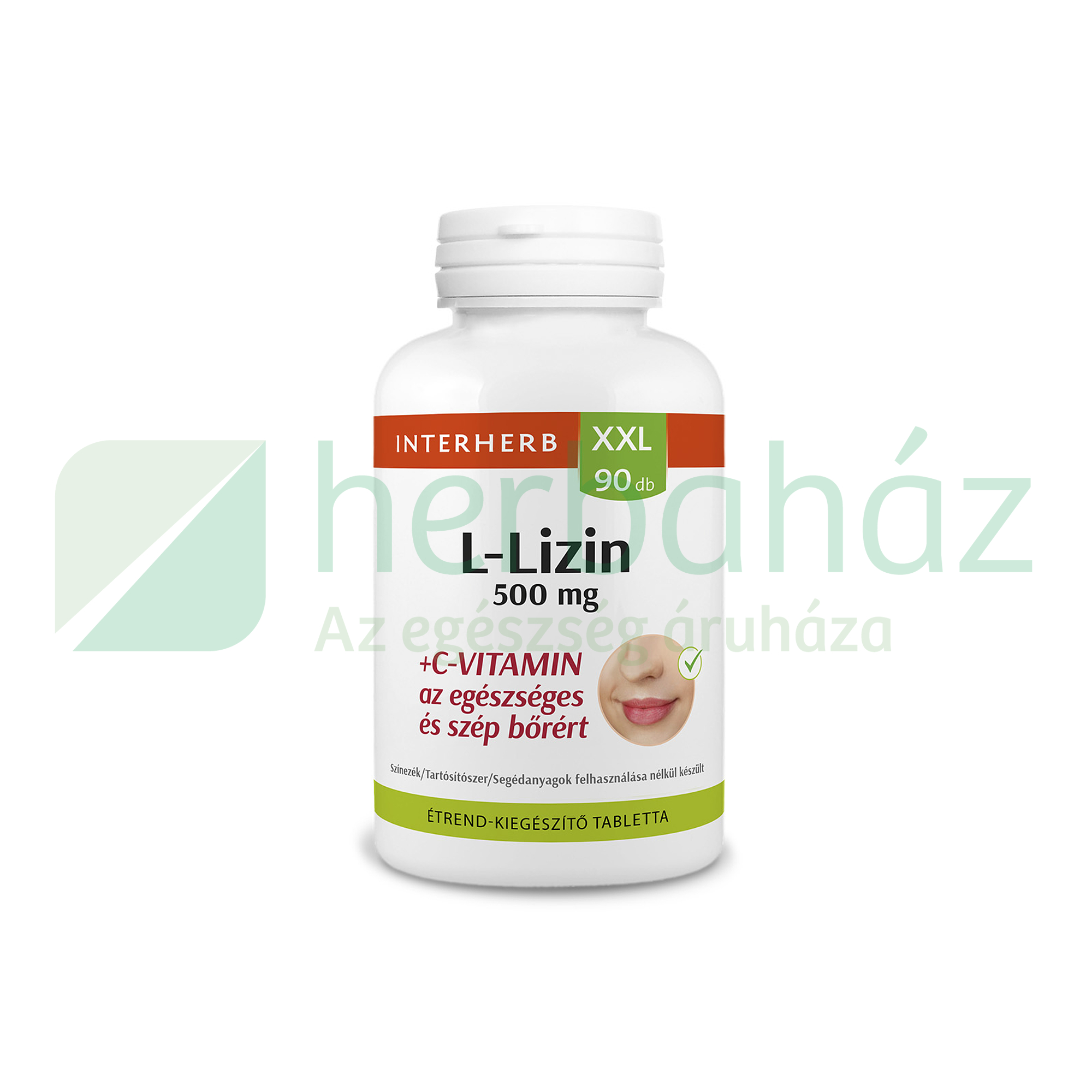 INTERHERB XXL L-LIZIN 500MG+C-VITAMIN KAPSZULA 90DB