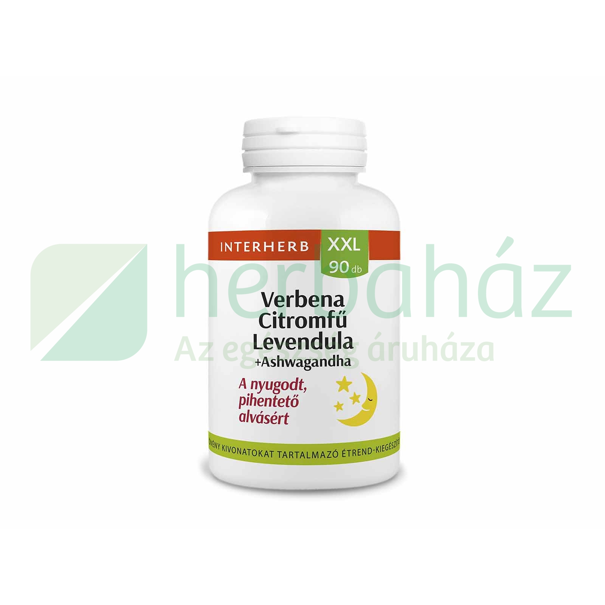 INTERHERB XXL VERBENA CITROMFŰ LEVENDULA ASHWAGANDHA TABLETTA 90DB