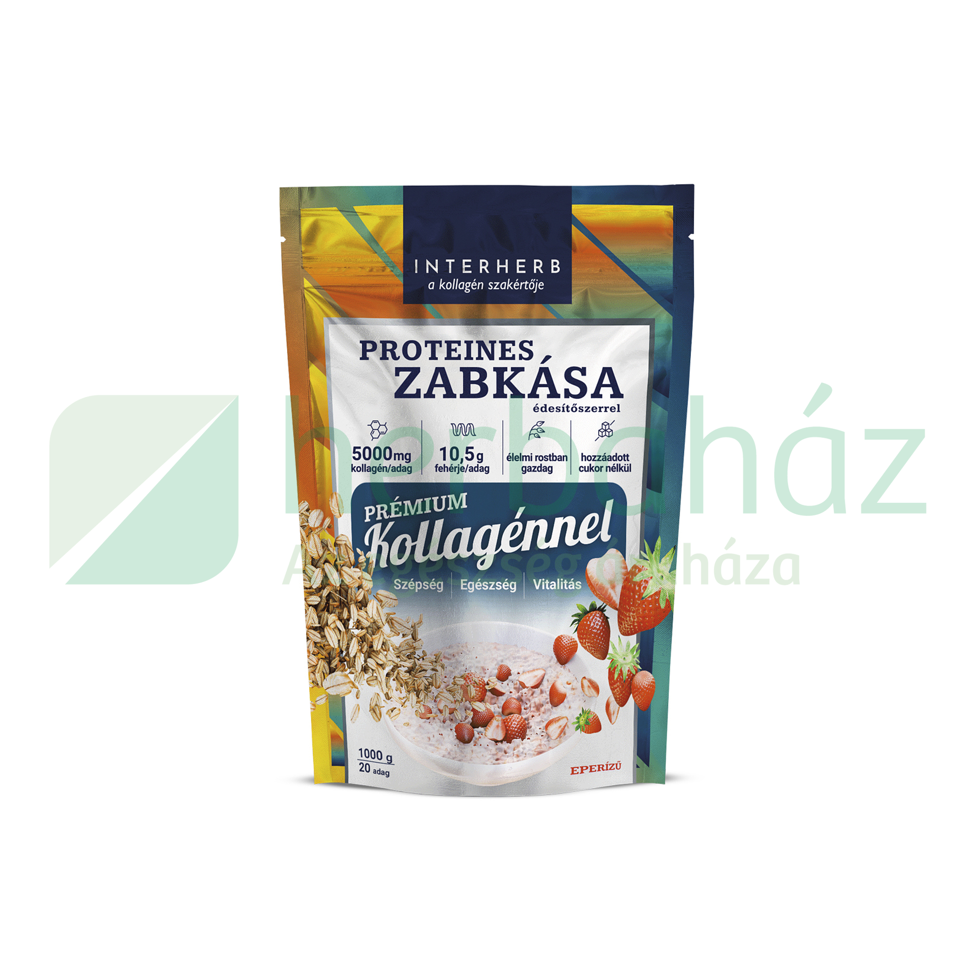INTERHERB ZABKÁSA PROTEINES EPERÍZŰ (PRÉMIUM KOLLAGÉNNEL) 1000G