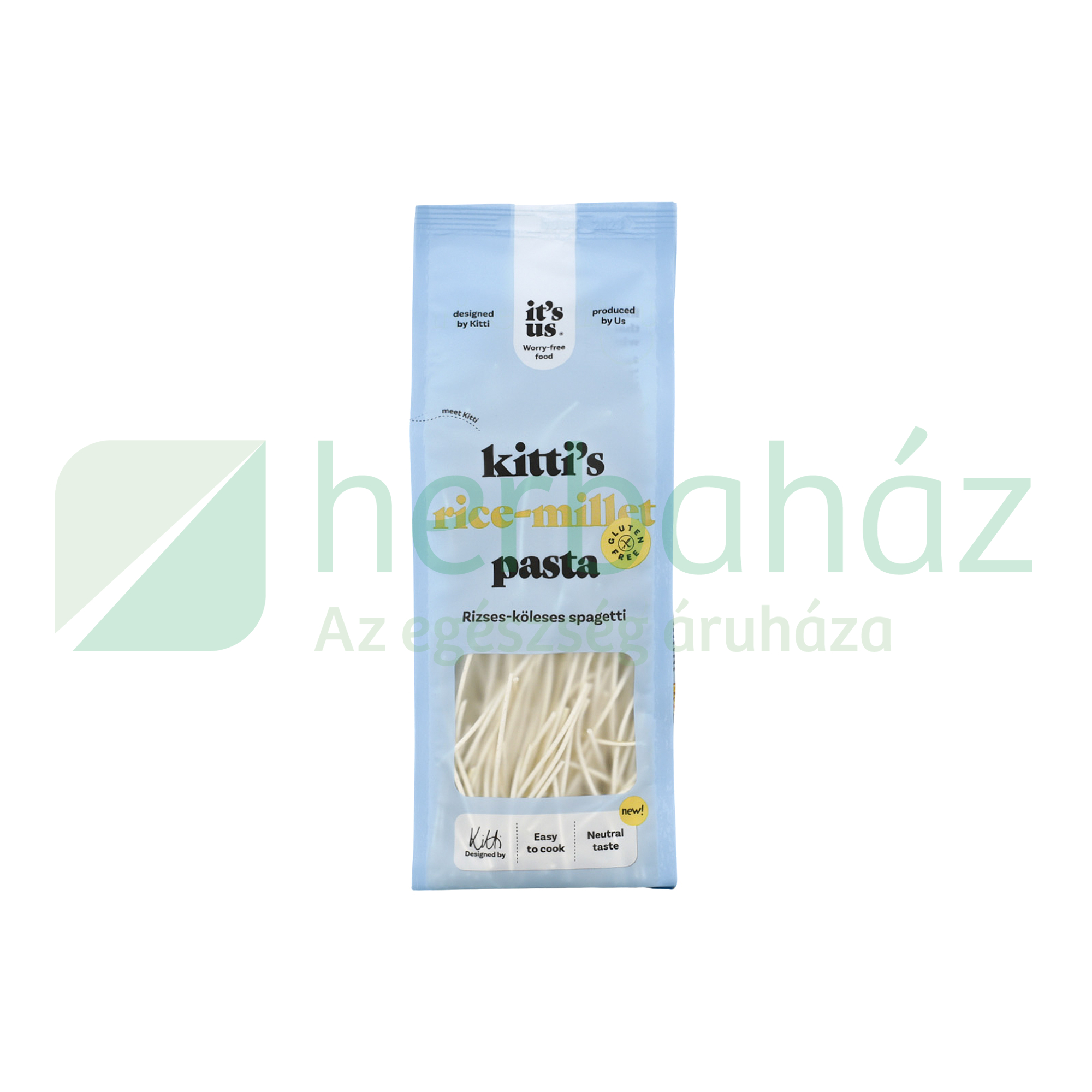 GLUTÉNMENTES ITS US KITTIS RIZSES-KÖLESES SPAGETTI SZÁRAZTÉSZTA 200G